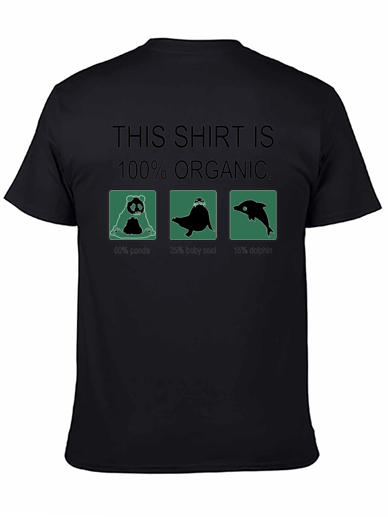 100% Organic Funny Animal T-Shirt