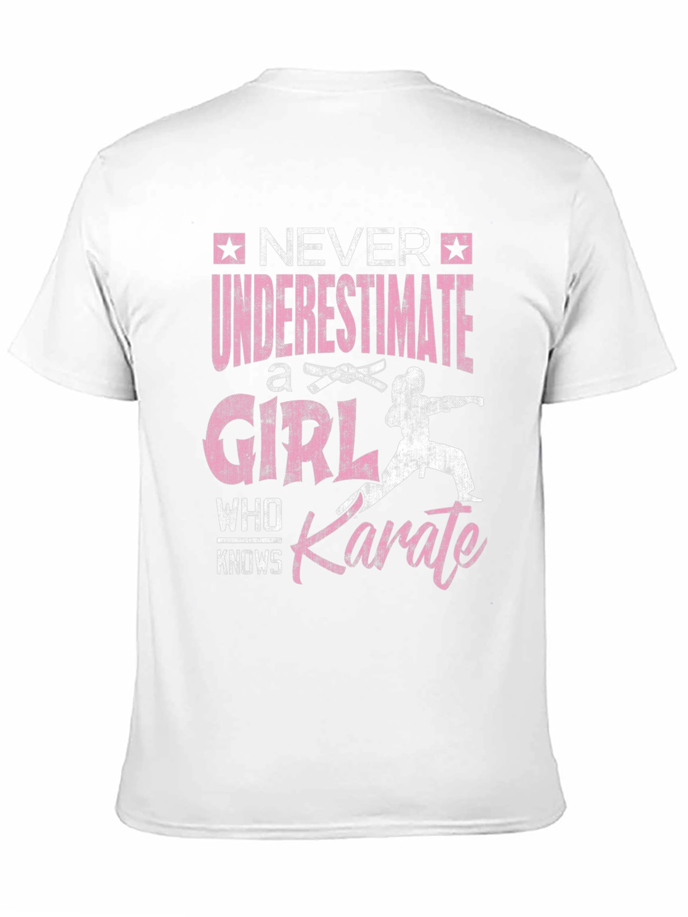 Never Underestimate a Karate Girl T-Shirt