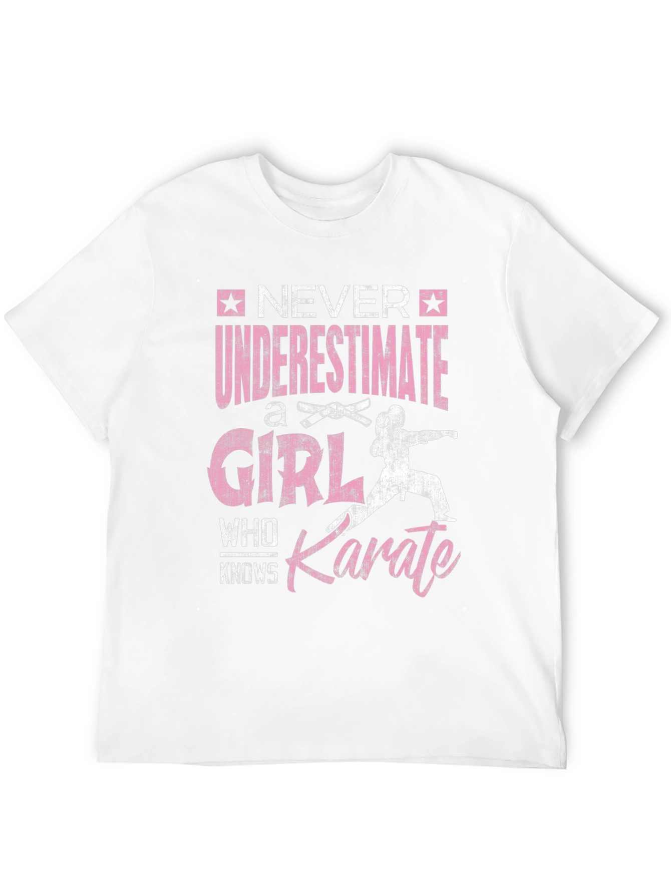Never Underestimate a Karate Girl T-Shirt