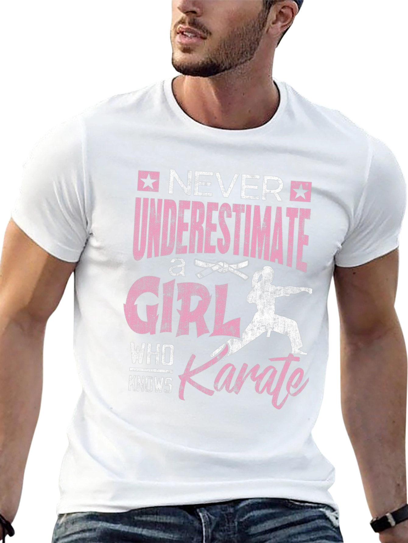 Never Underestimate a Karate Girl T-Shirt