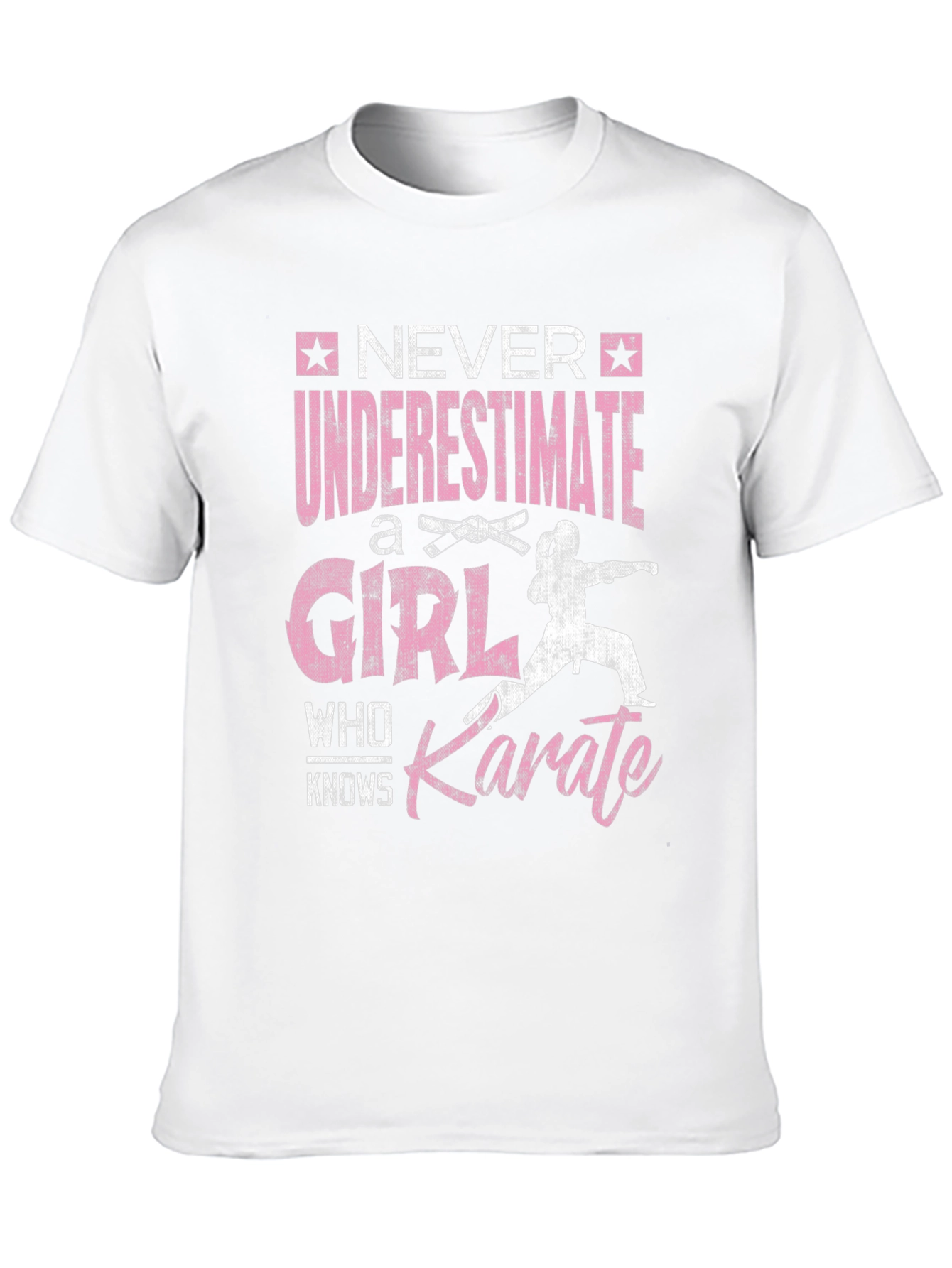 Never Underestimate a Karate Girl T-Shirt