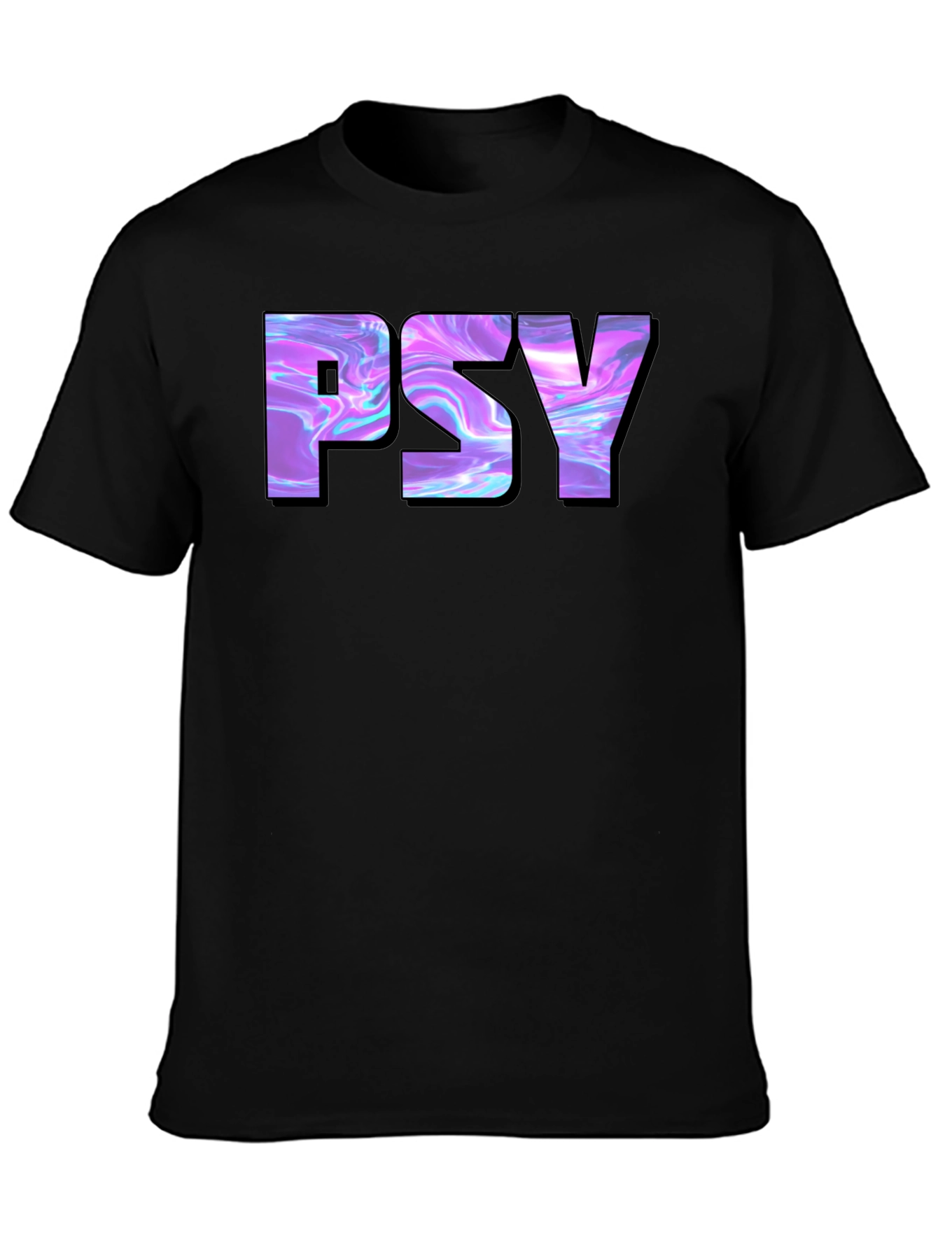 PSY T-Shirt - Unique Graphic Design Black Tee