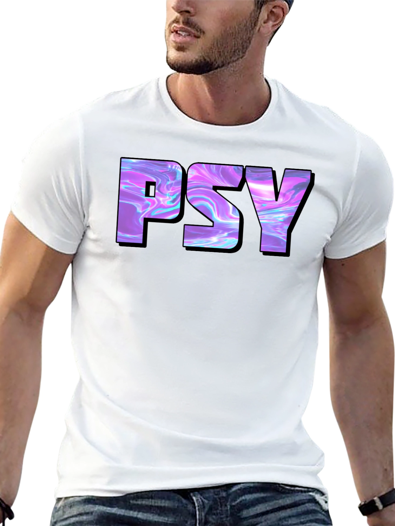 PSY T-Shirt - Unique Graphic Design Black Tee