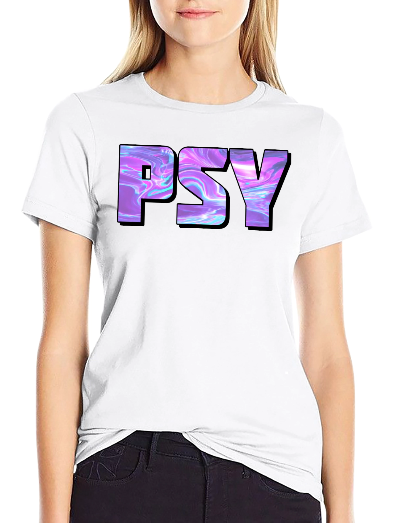 PSY T-Shirt - Unique Graphic Design Black Tee
