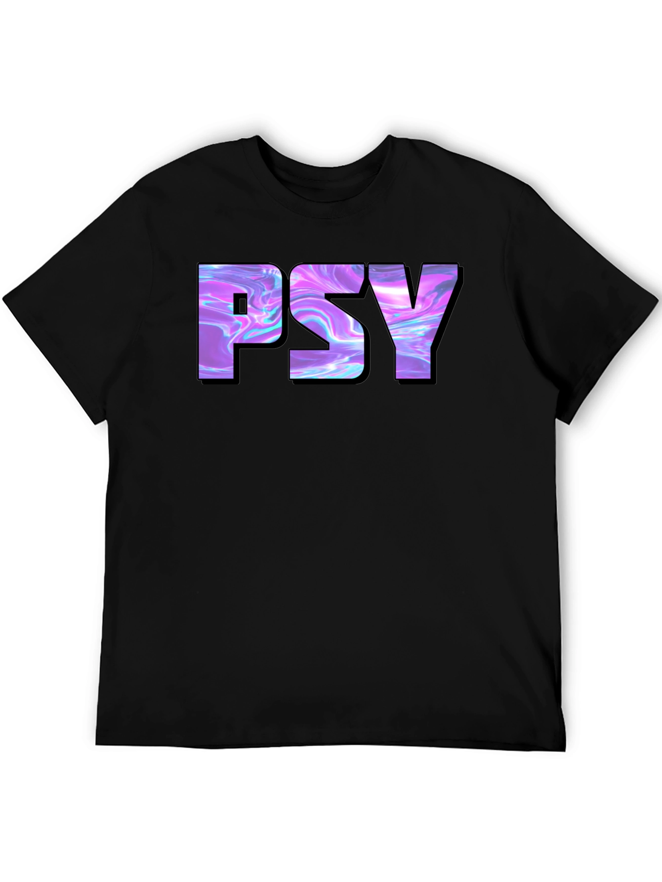 PSY T-Shirt - Unique Graphic Design Black Tee