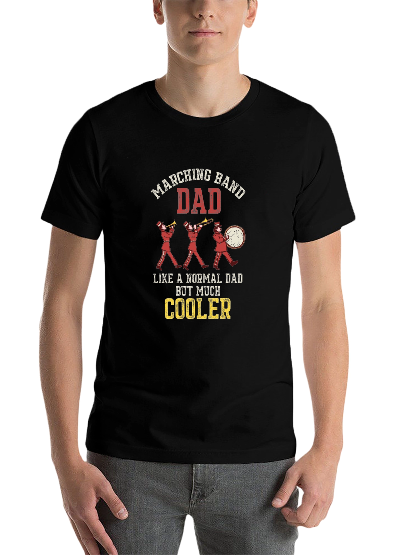 Marching Band Dad T-Shirt - Cool Dad Gift