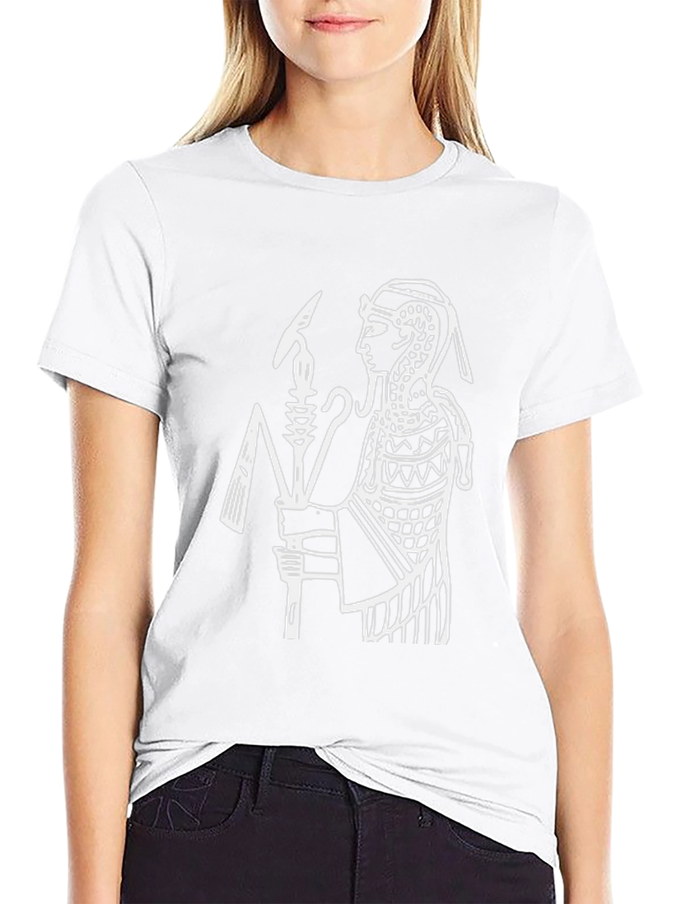 Egyptian Pharaoh Graphic T-Shirt - Black Cotton Tee