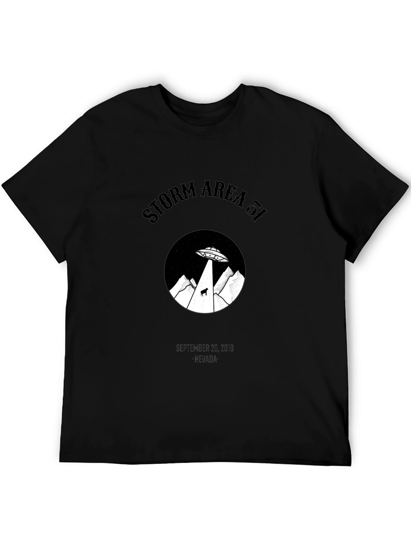 Storm Area 51 Black Graphic Tee