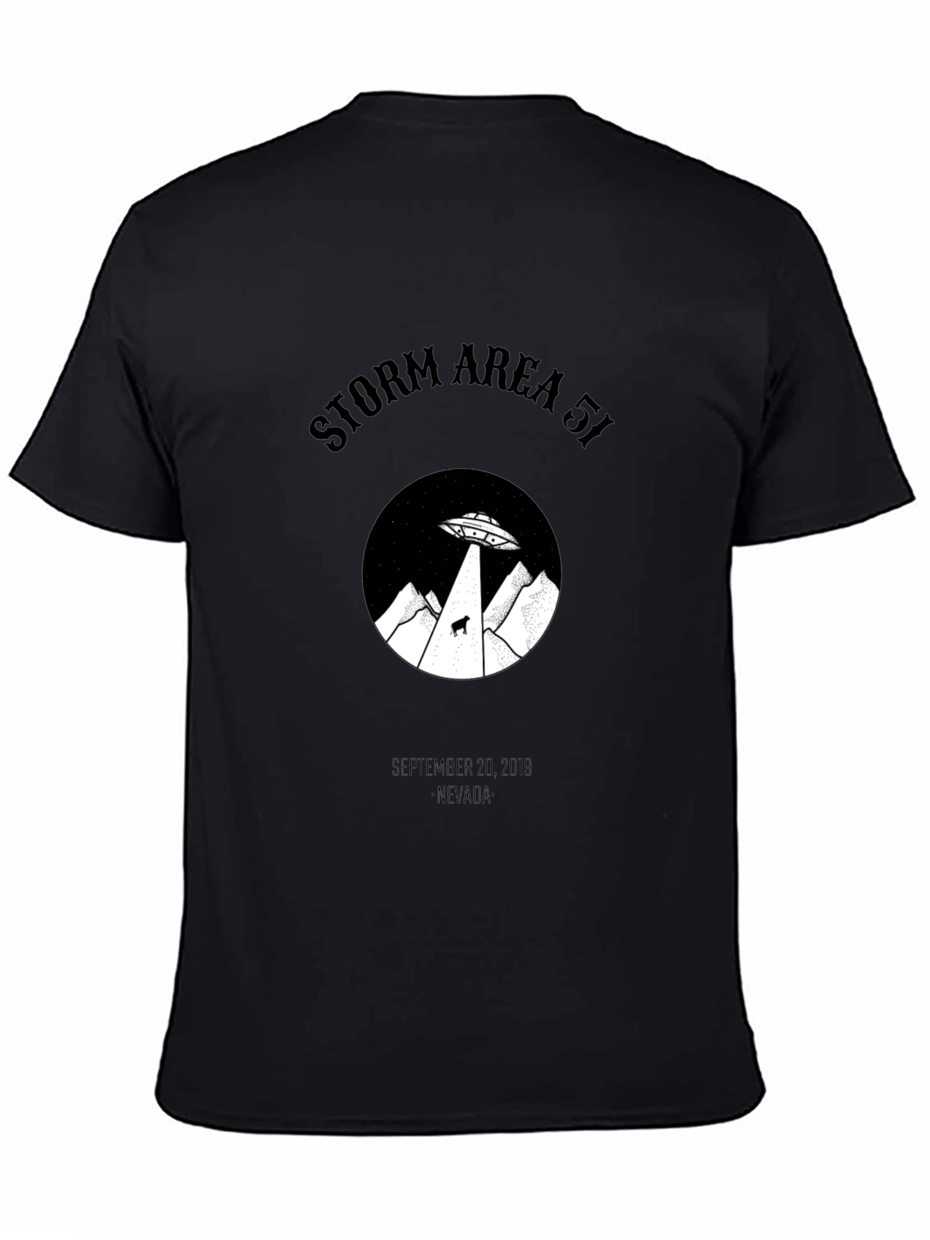 Storm Area 51 Black Graphic Tee