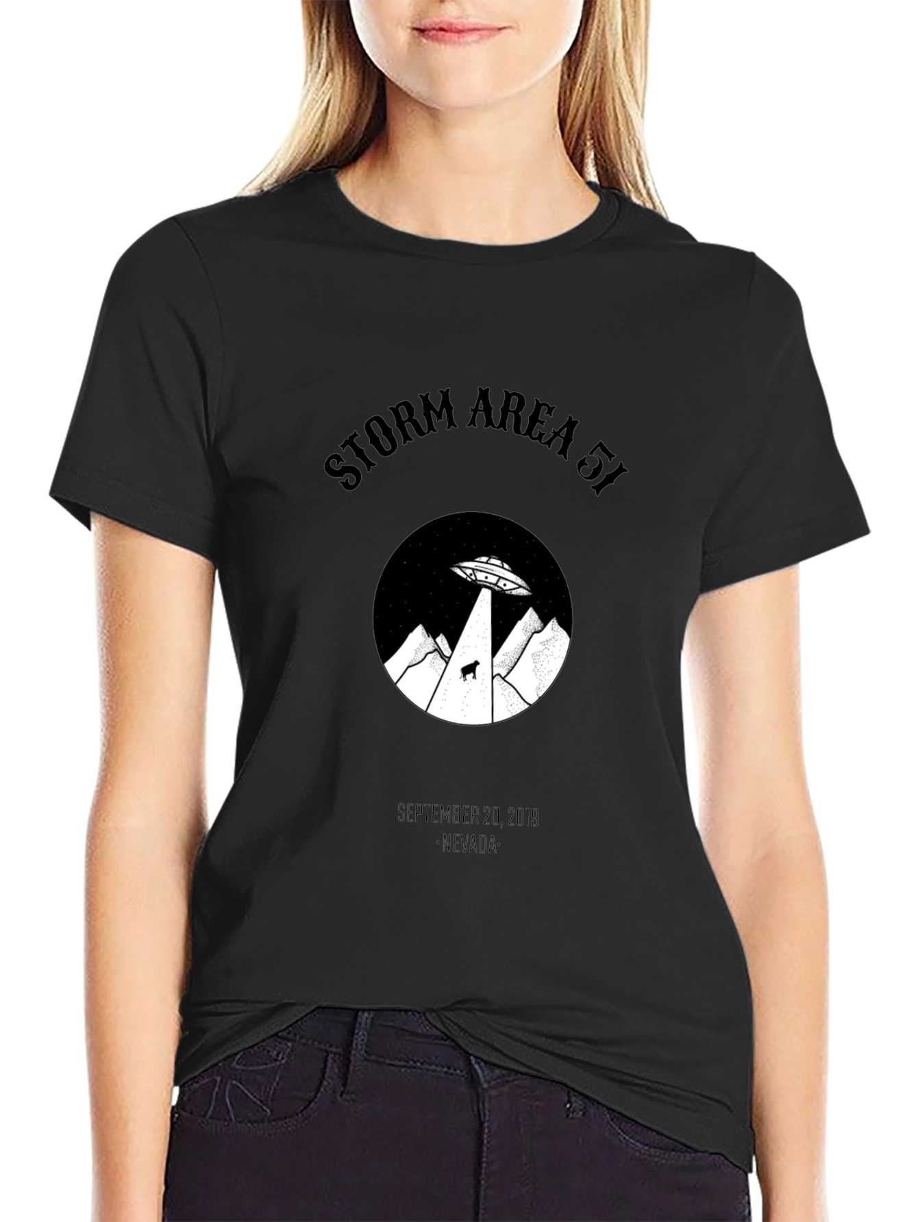Storm Area 51 Black Graphic Tee