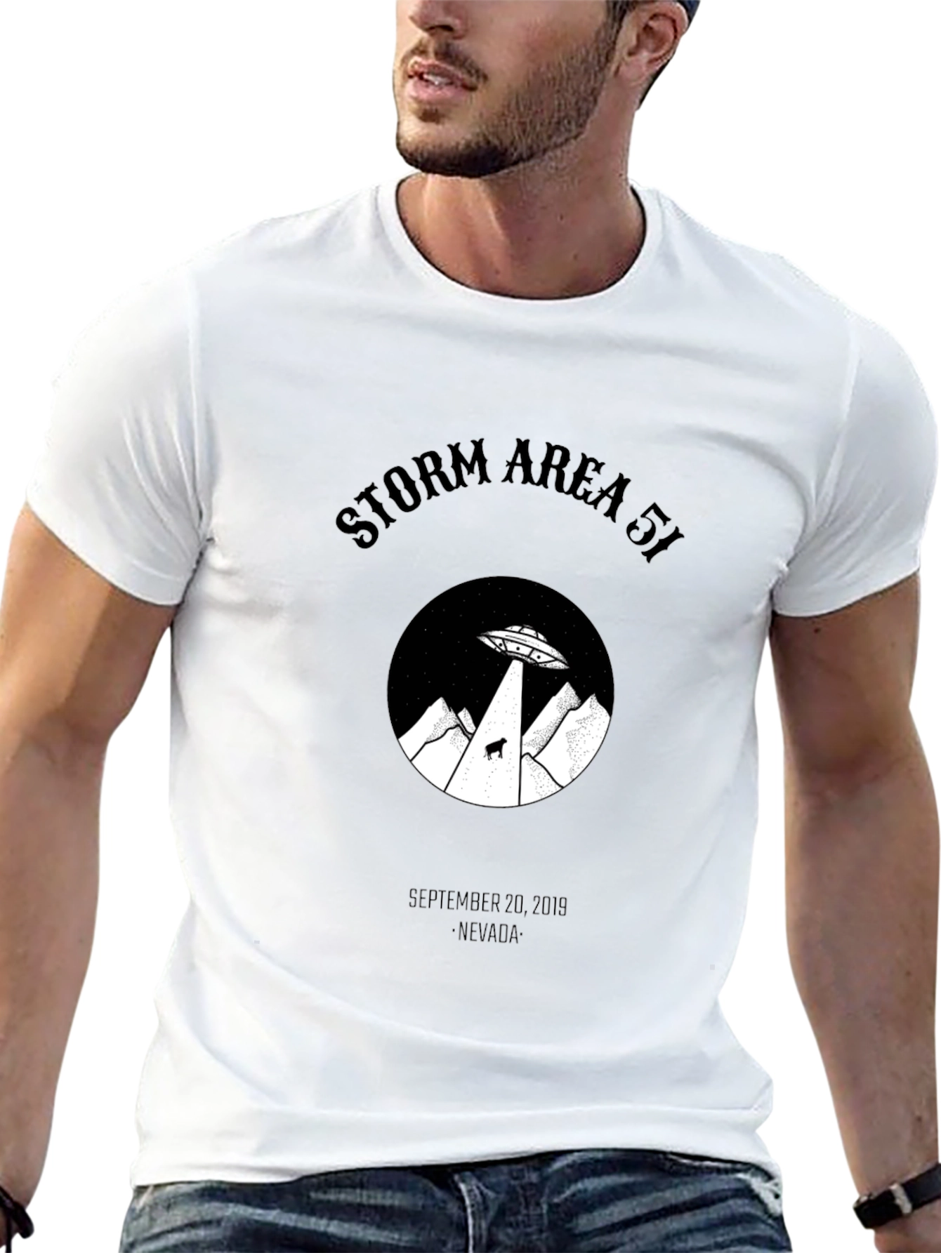 Storm Area 51 Black Graphic Tee