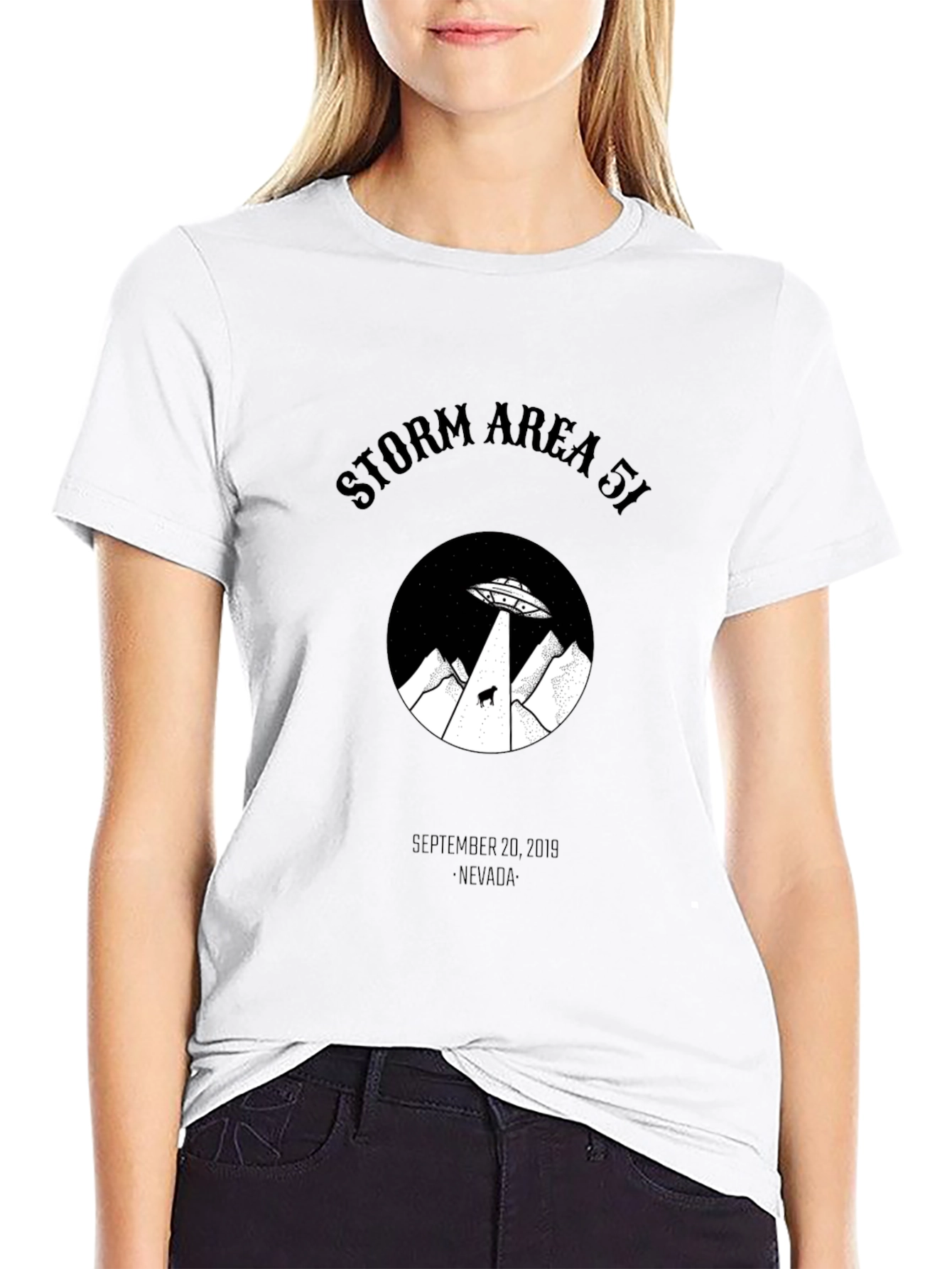 Storm Area 51 Black Graphic Tee