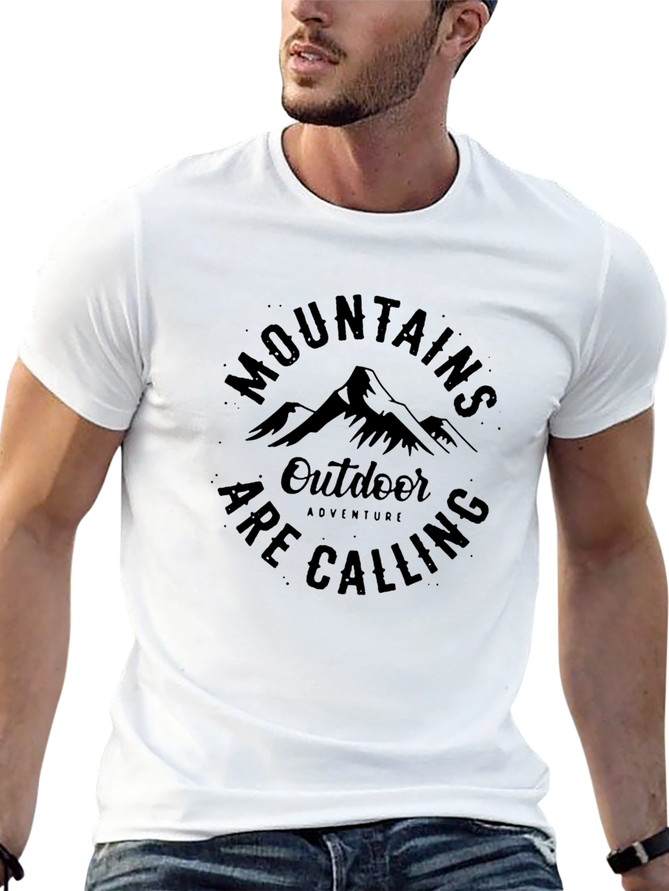 Mountains are Calling Outdoor Adventure T-Shirt