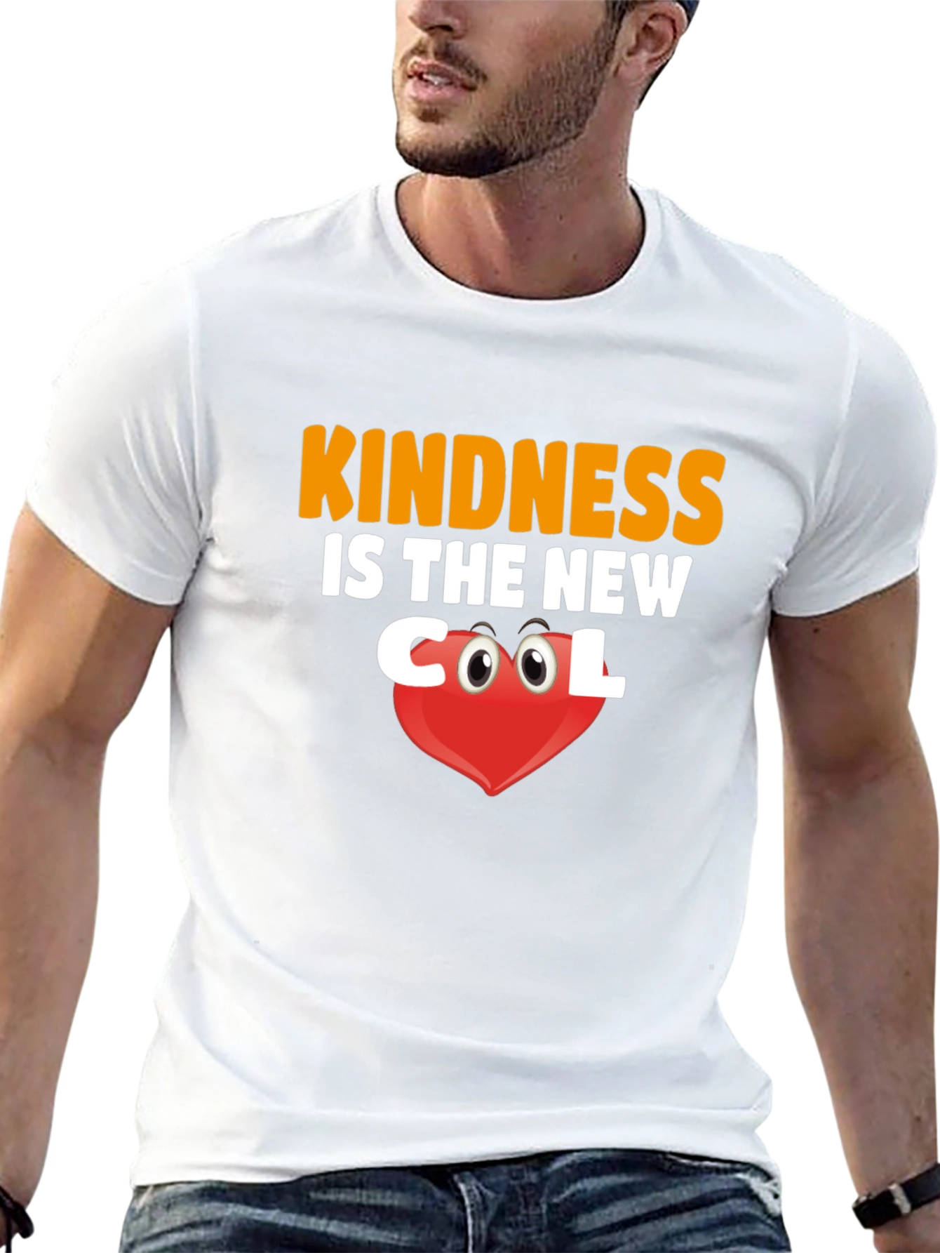 Kindness is the New Cool Black Graphic Tee