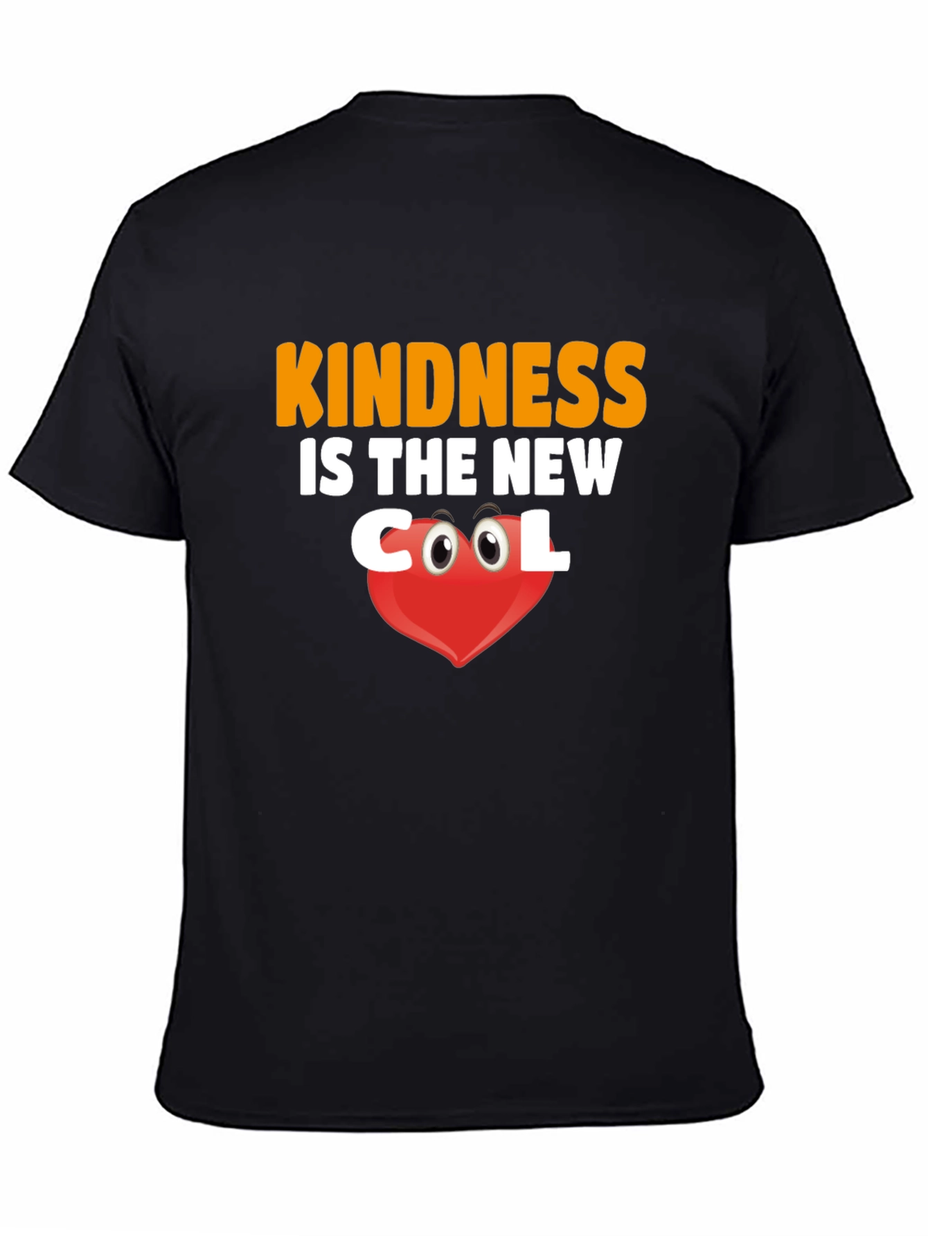 Kindness is the New Cool Black Graphic Tee