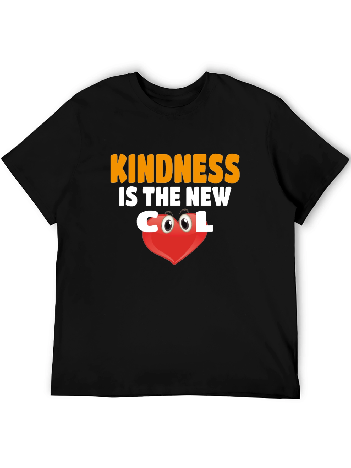 Kindness is the New Cool Black Graphic Tee