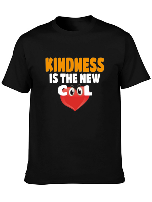 Kindness is the New Cool Black Graphic Tee