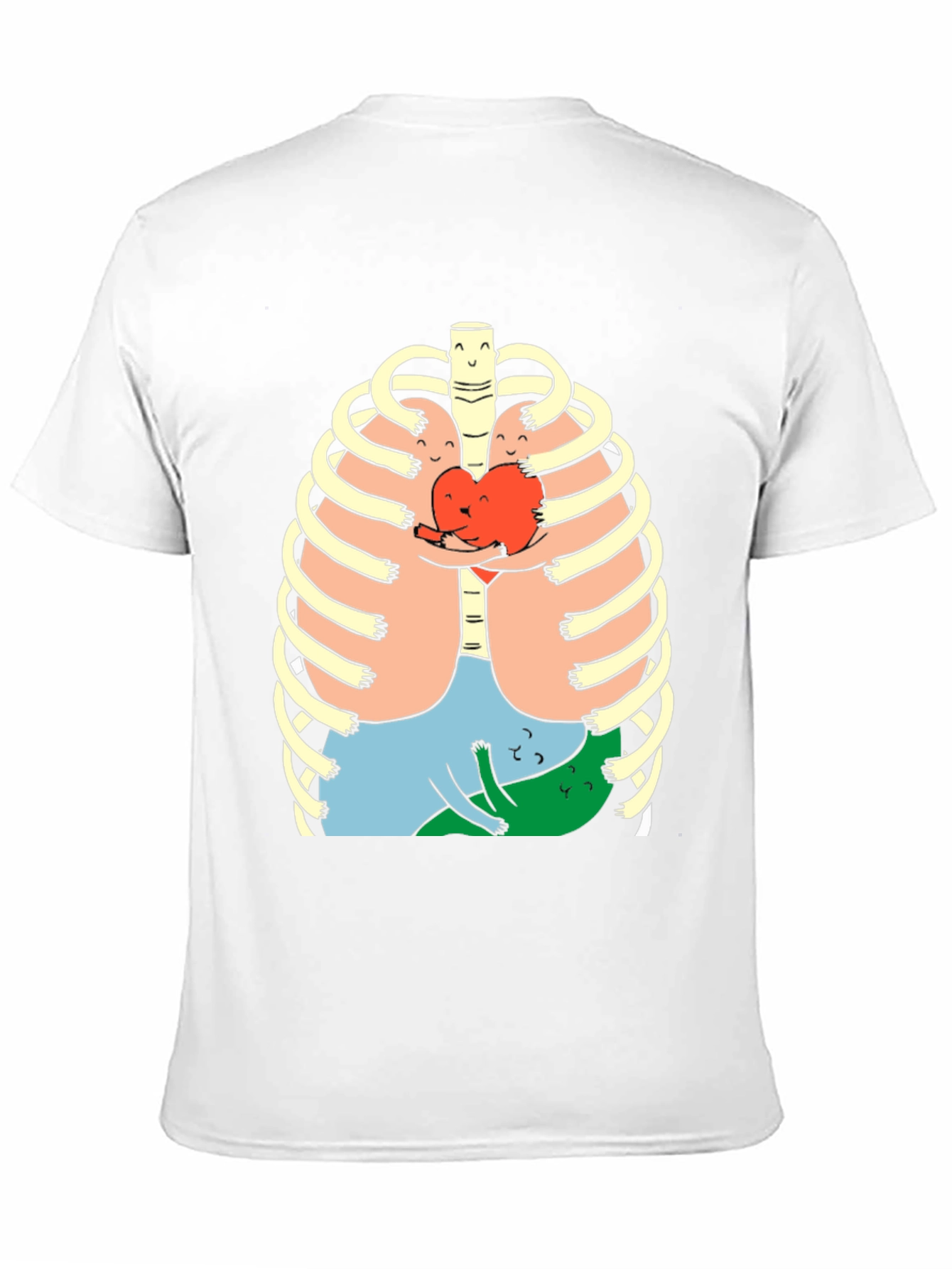 Anatomical Hug T-Shirt - Black