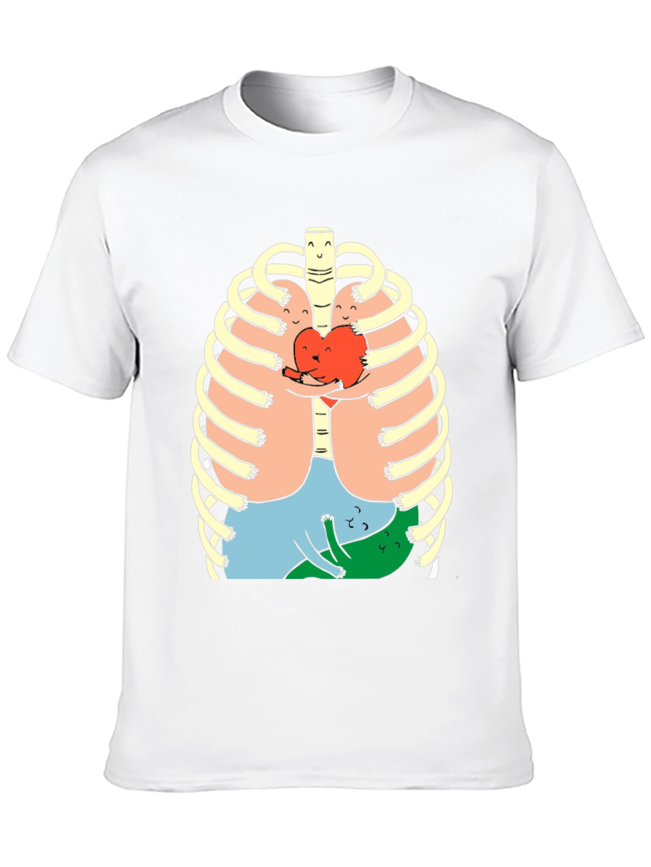 Anatomical Hug T-Shirt - Black