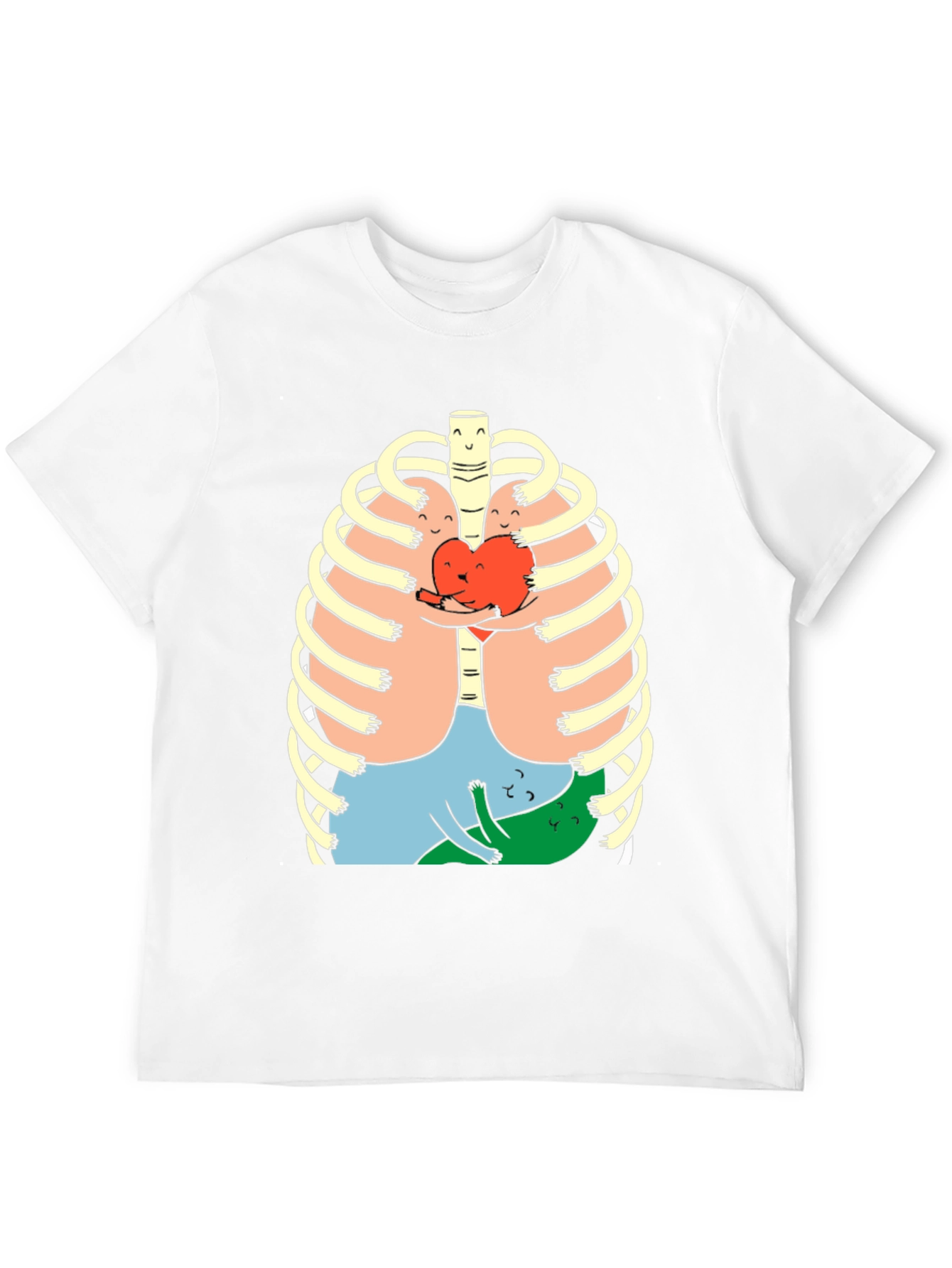 Anatomical Hug T-Shirt - Black