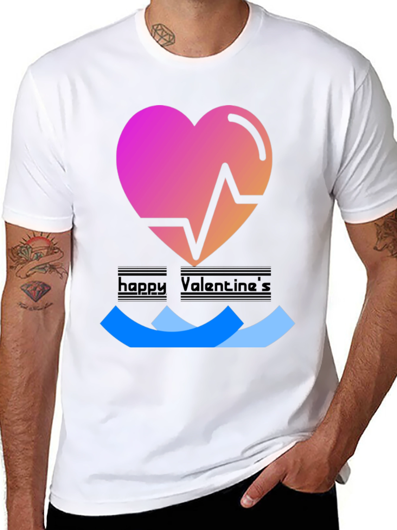 Happy Valentines Heartbeat T-Shirt