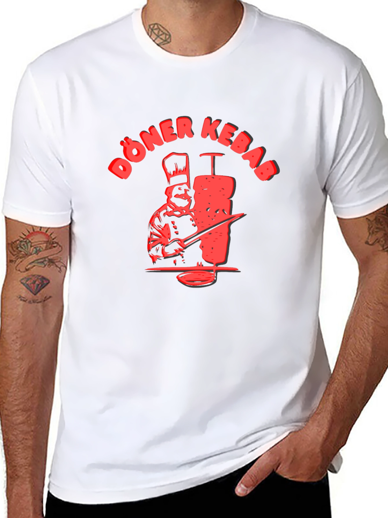 Döner Kebab T-Shirt - Novelty Foodie Tee