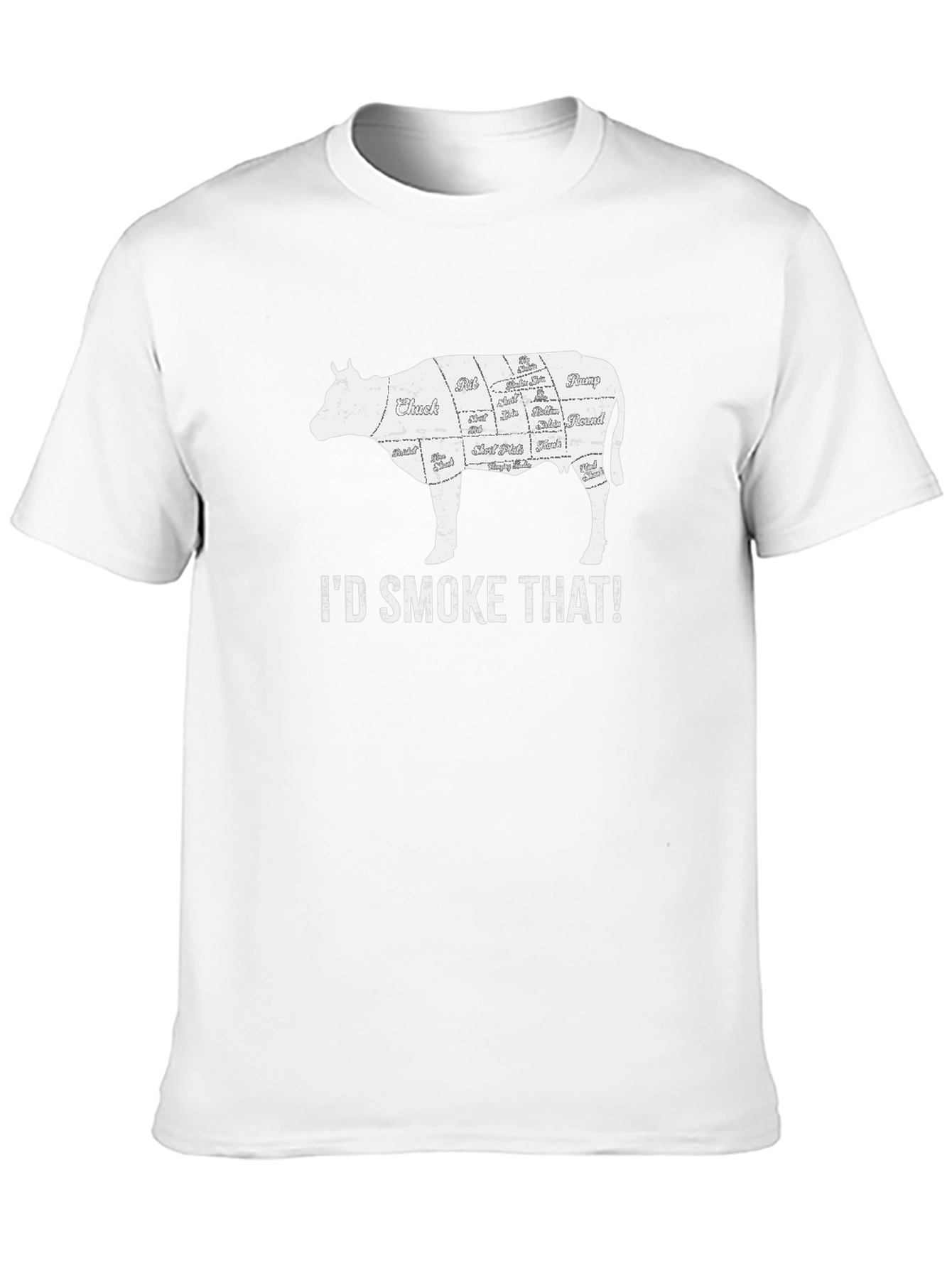 Id Smoke That Cow T-Shirt - BBQ Lovers Tee