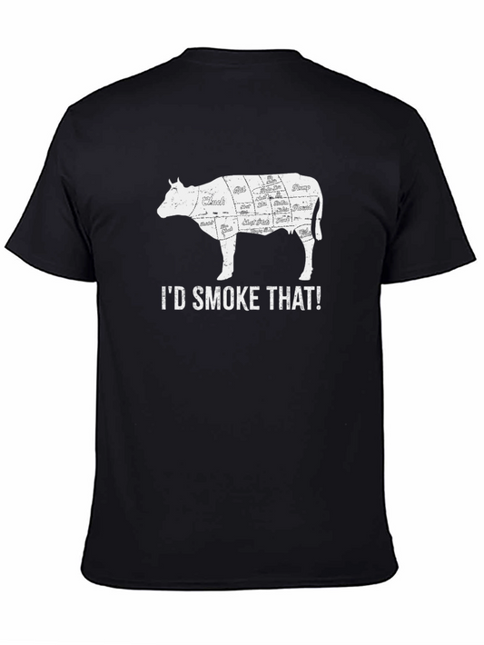 Id Smoke That Cow T-Shirt - BBQ Lovers Tee