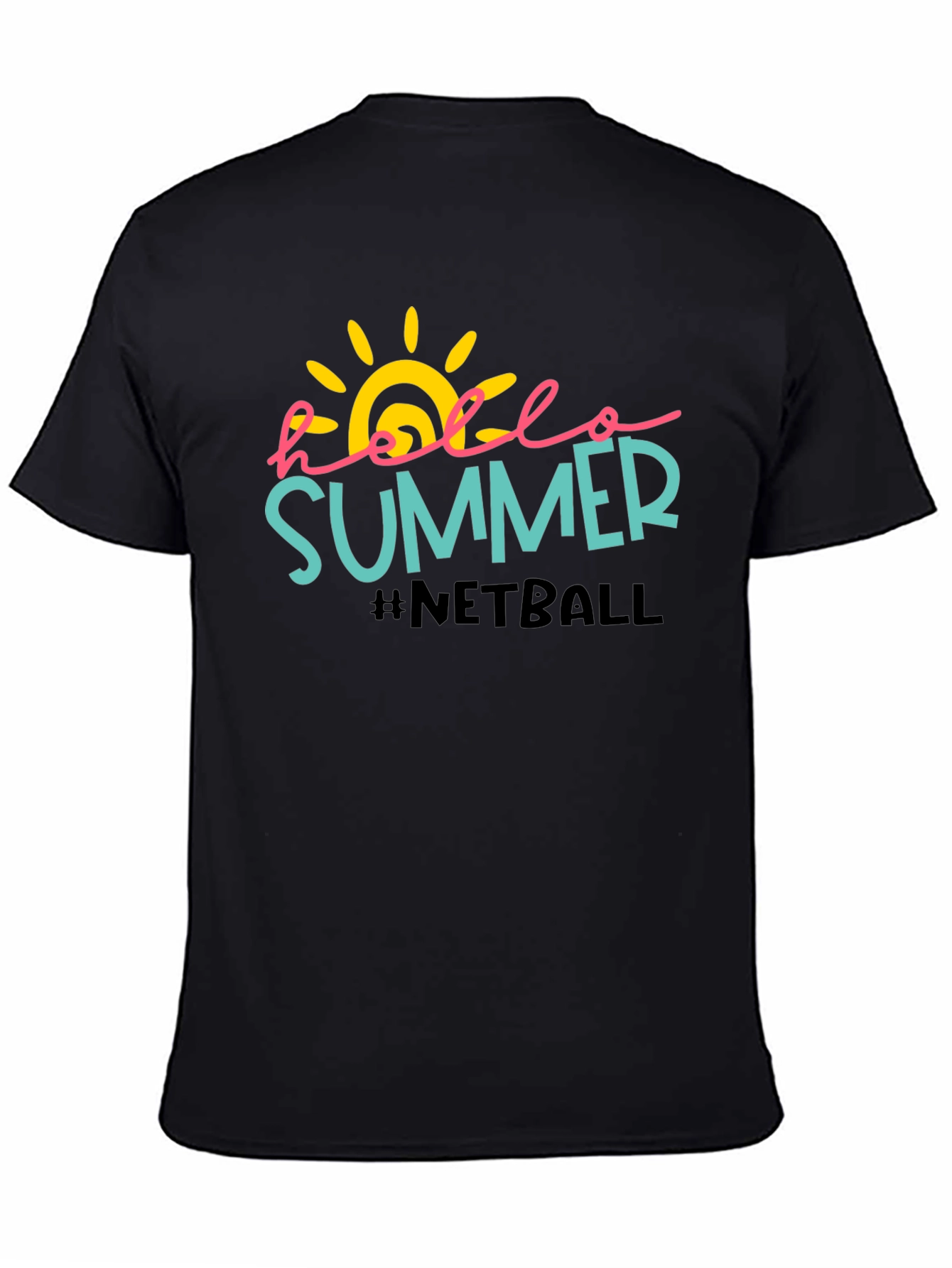 Hello Summer Netball Graphic Tee