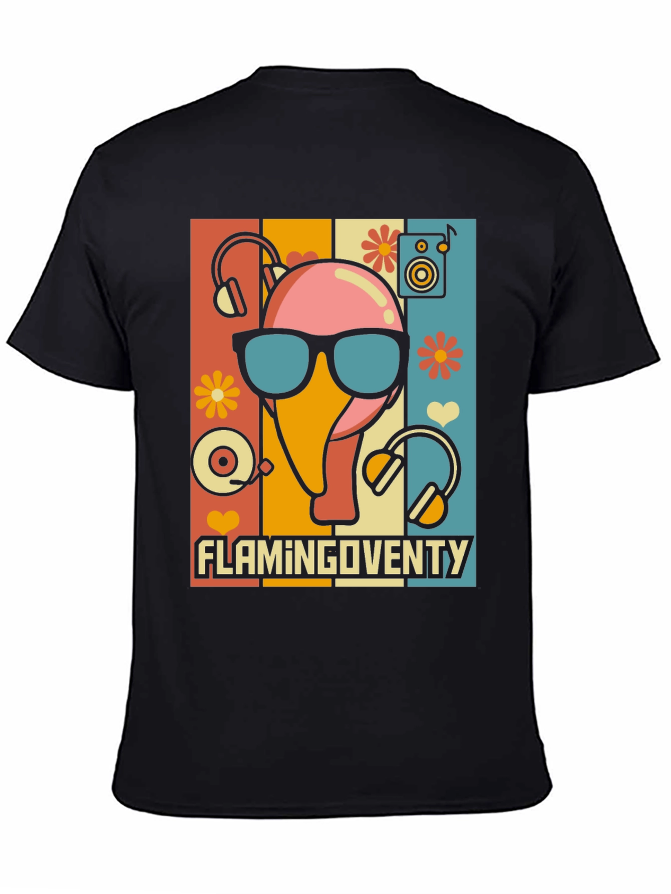 Retro Flamingo Party T-Shirt