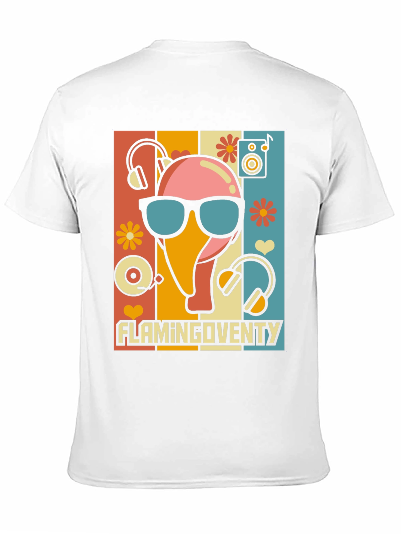 Retro Flamingo Party T-Shirt