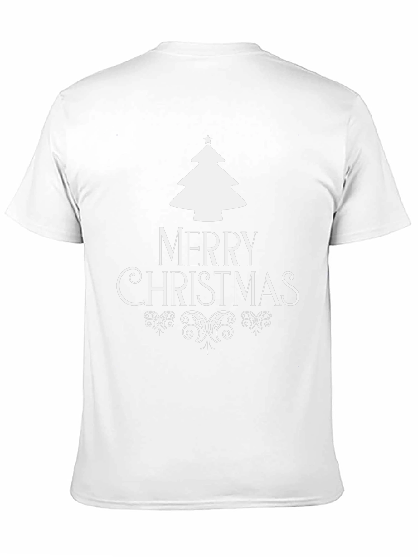 Festive Merry Christmas Tree Graphic T-Shirt