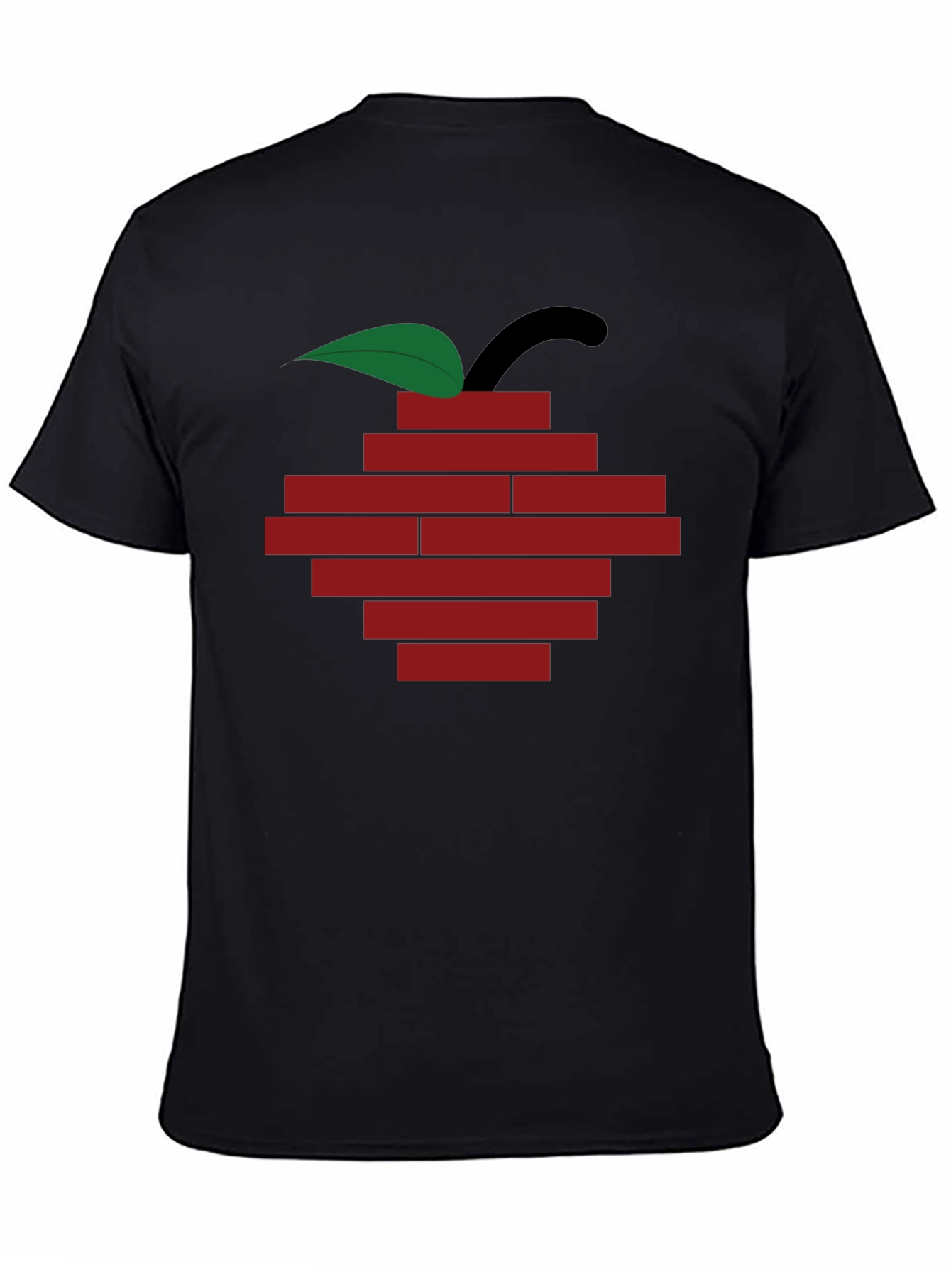 Brick Apple Graphic Tee - Modern Urban Style