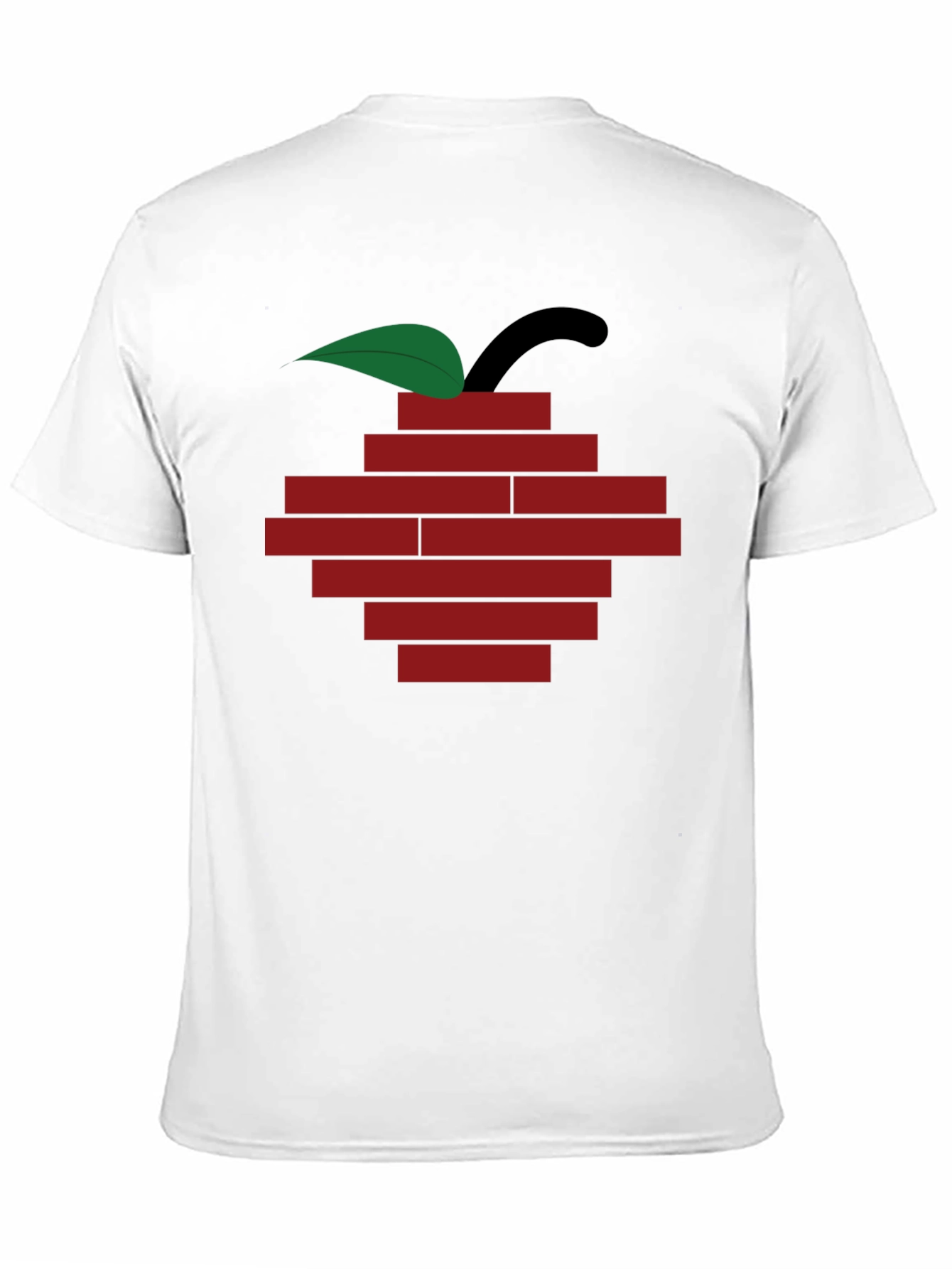 Brick Apple Graphic Tee - Modern Urban Style