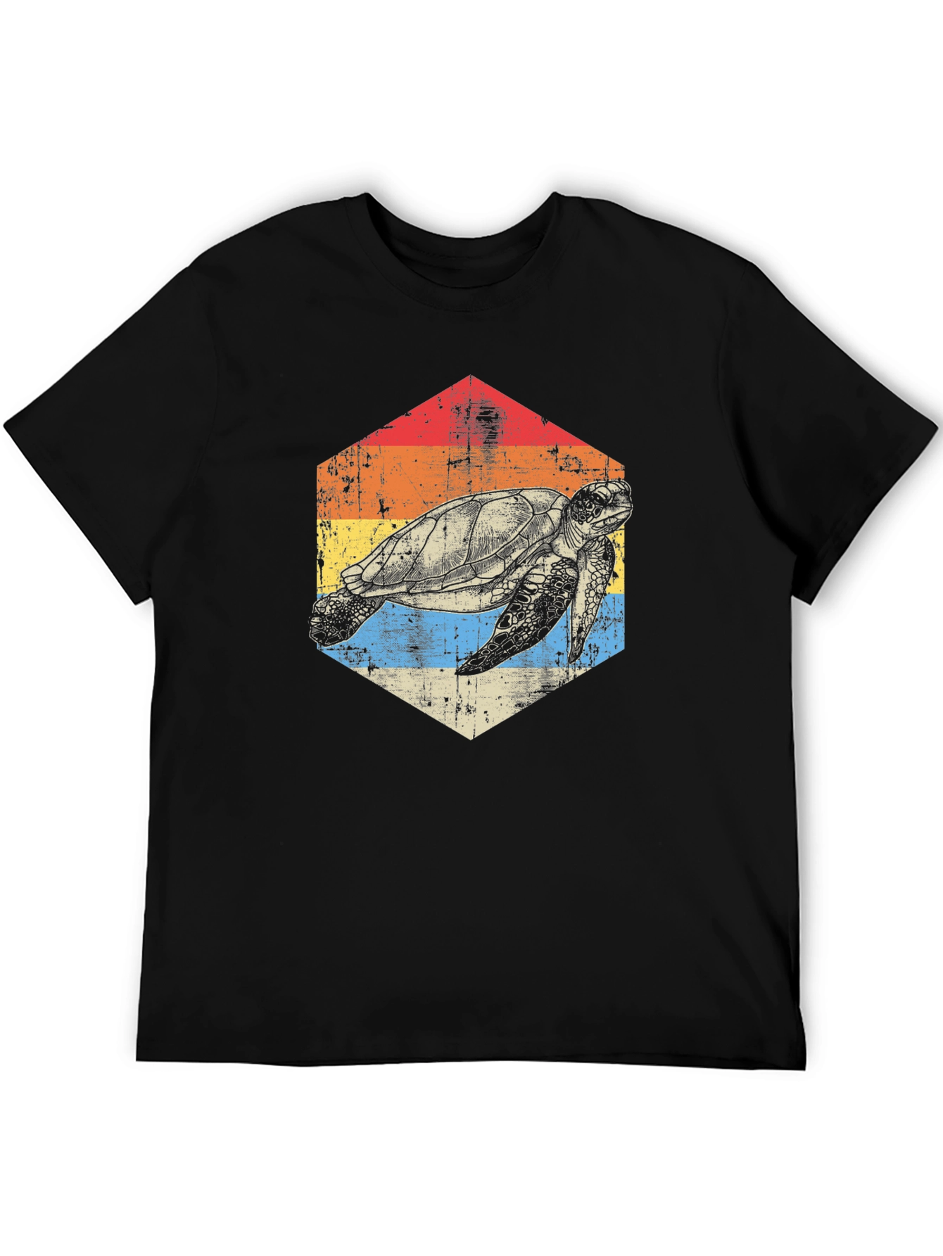 Retro Turtle Graphic T-Shirt