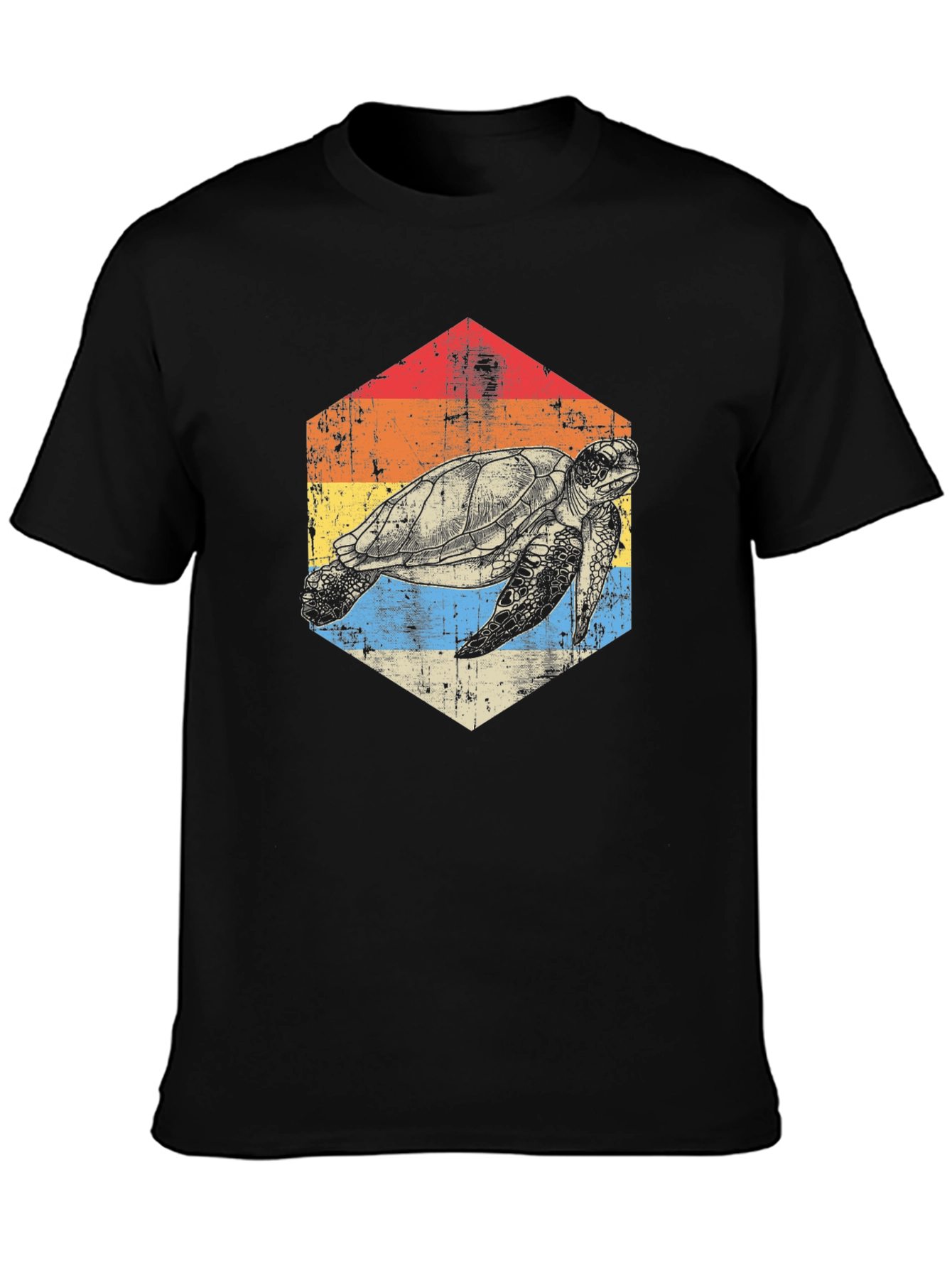 Retro Turtle Graphic T-Shirt