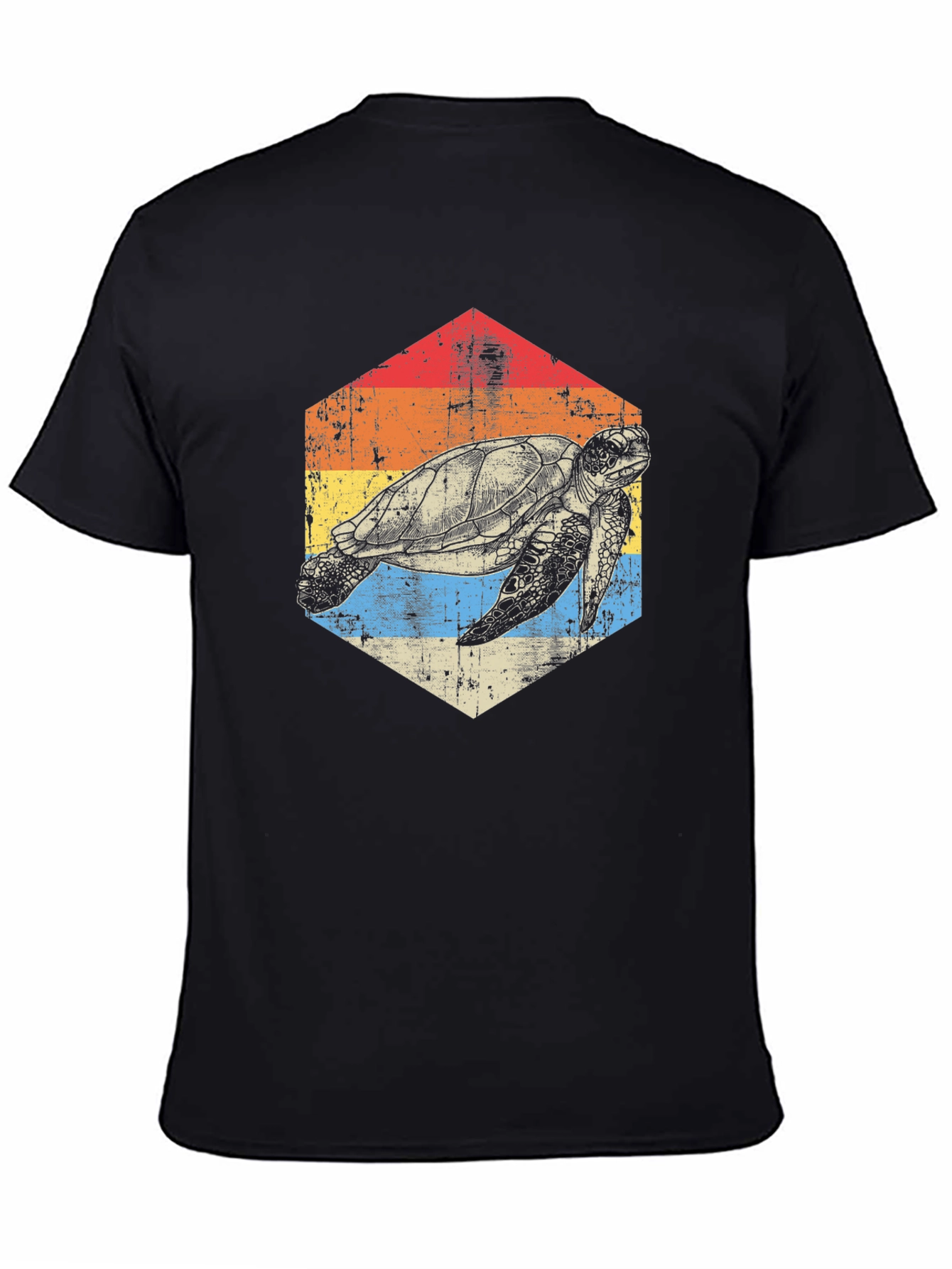 Retro Turtle Graphic T-Shirt