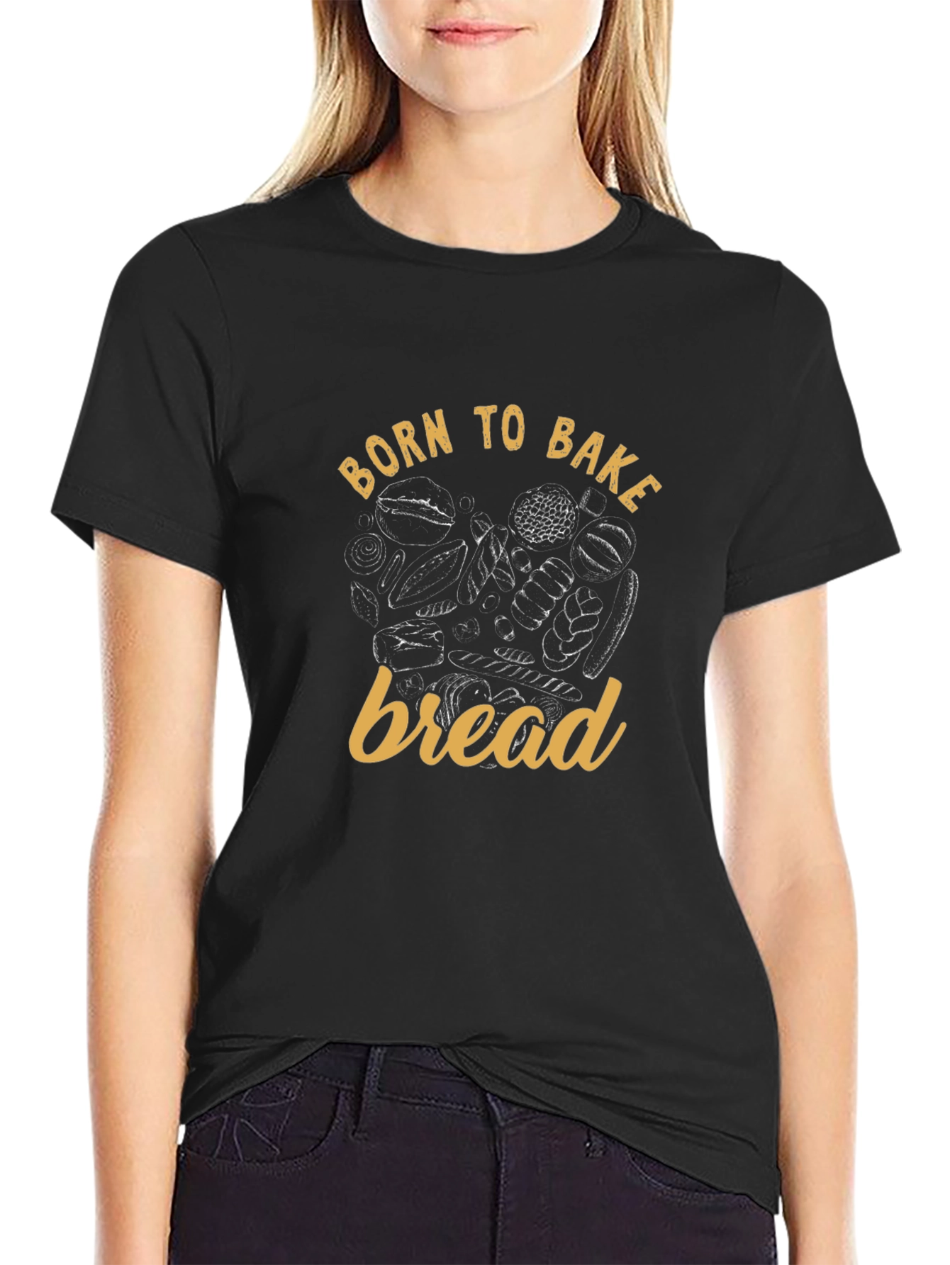 Born to Bake Bread T-Shirt - Baker Gift
