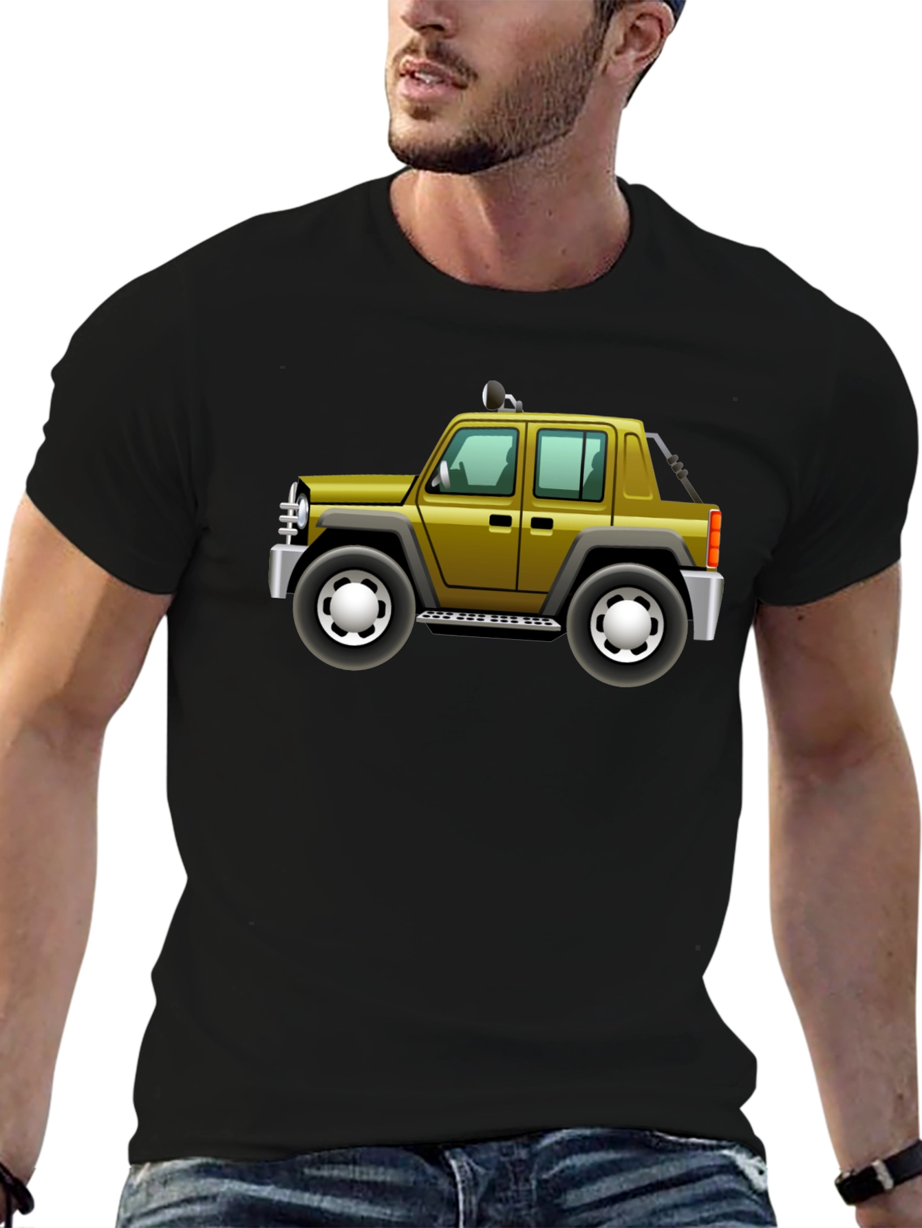 Cartoon Jeep T-Shirt