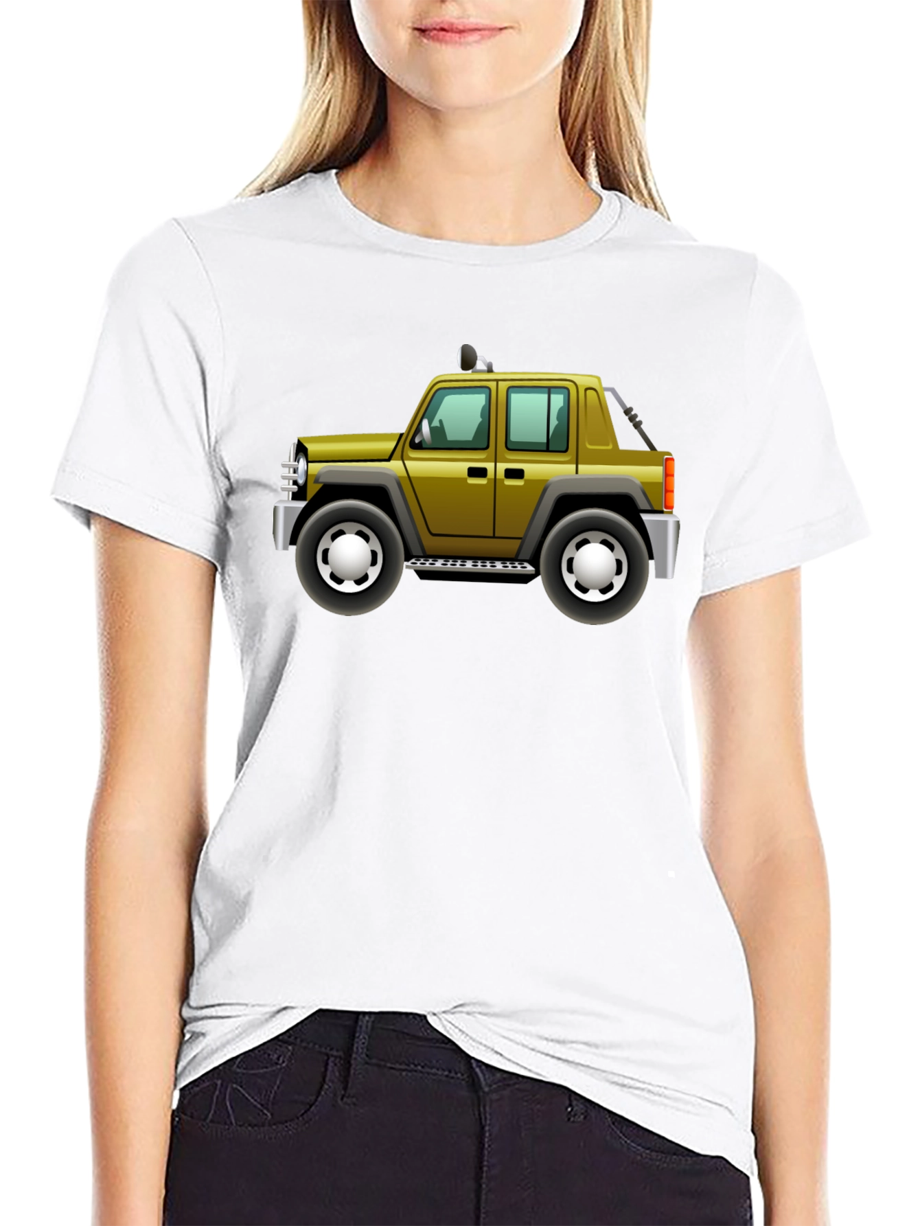 Cartoon Jeep T-Shirt