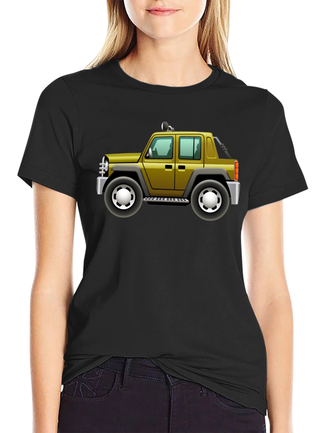 Cartoon Jeep T-Shirt