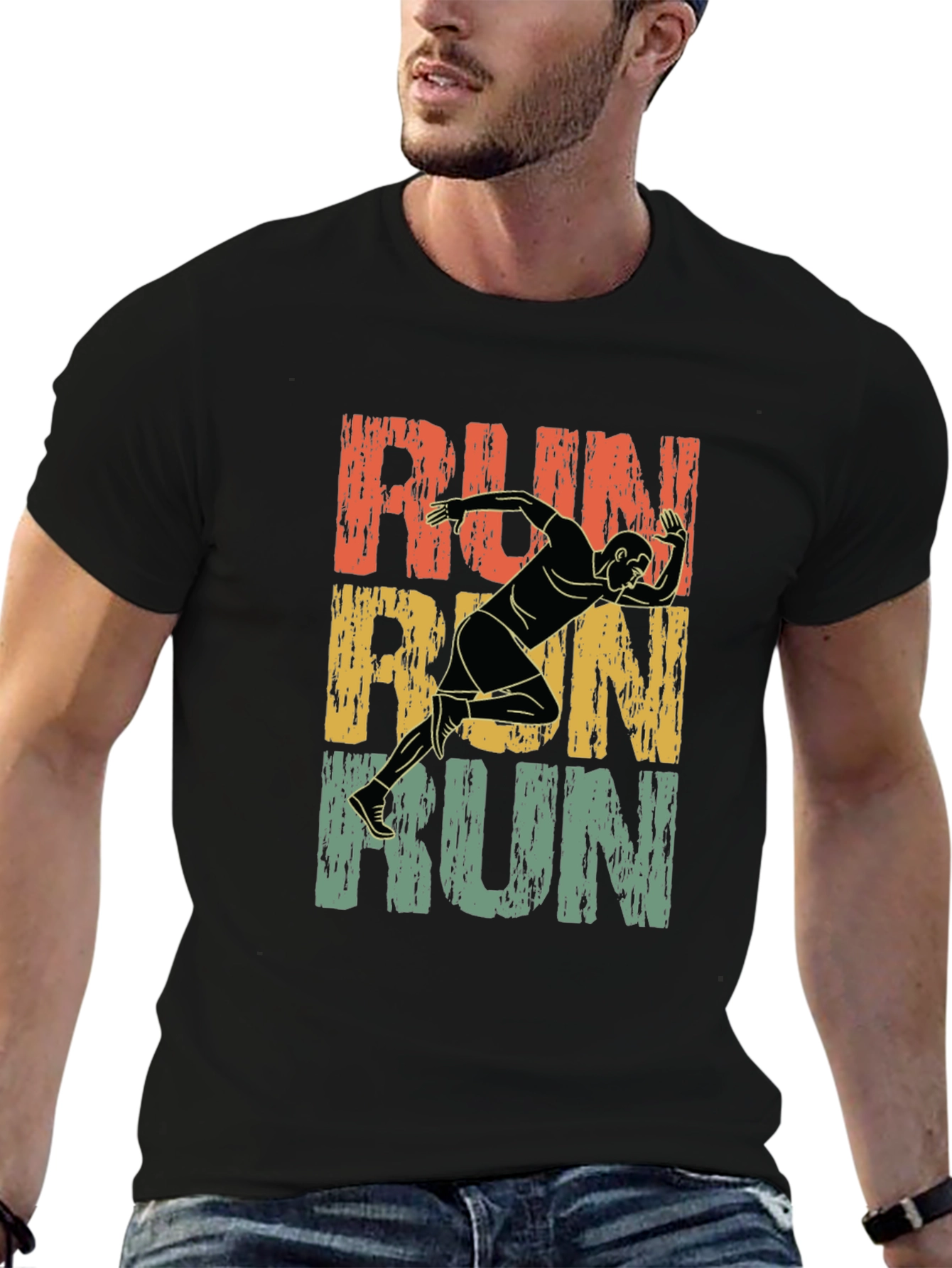 Retro Runner Graphic T-Shirt