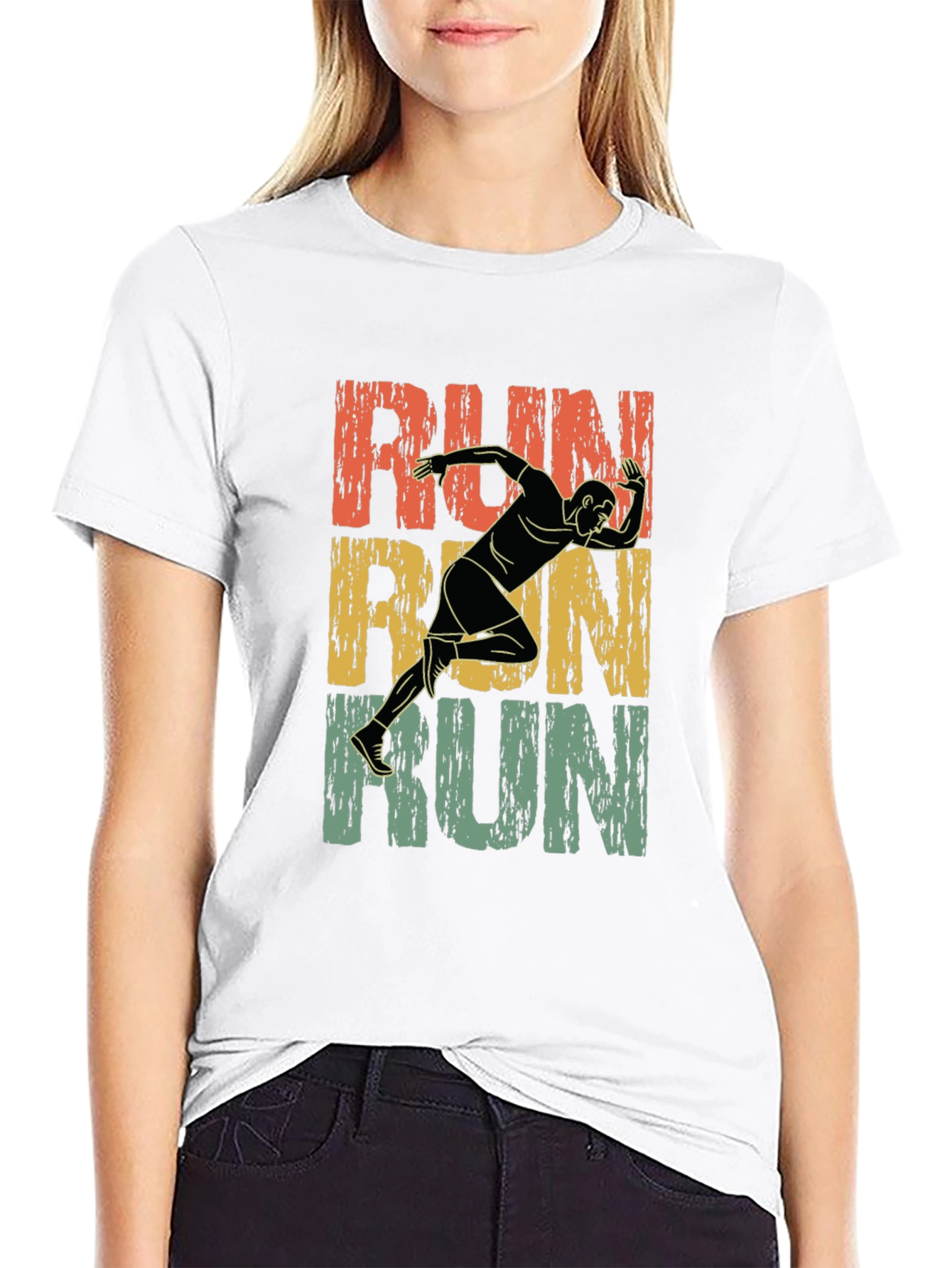 Retro Runner Graphic T-Shirt