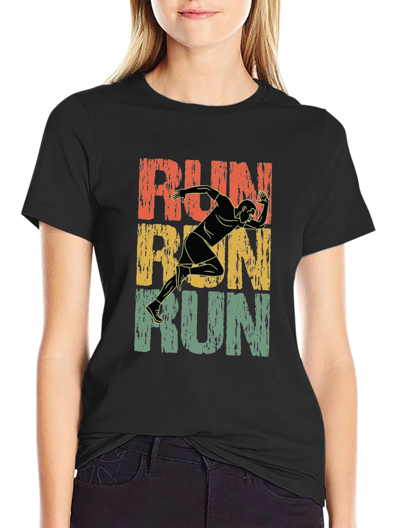 Retro Runner Graphic T-Shirt