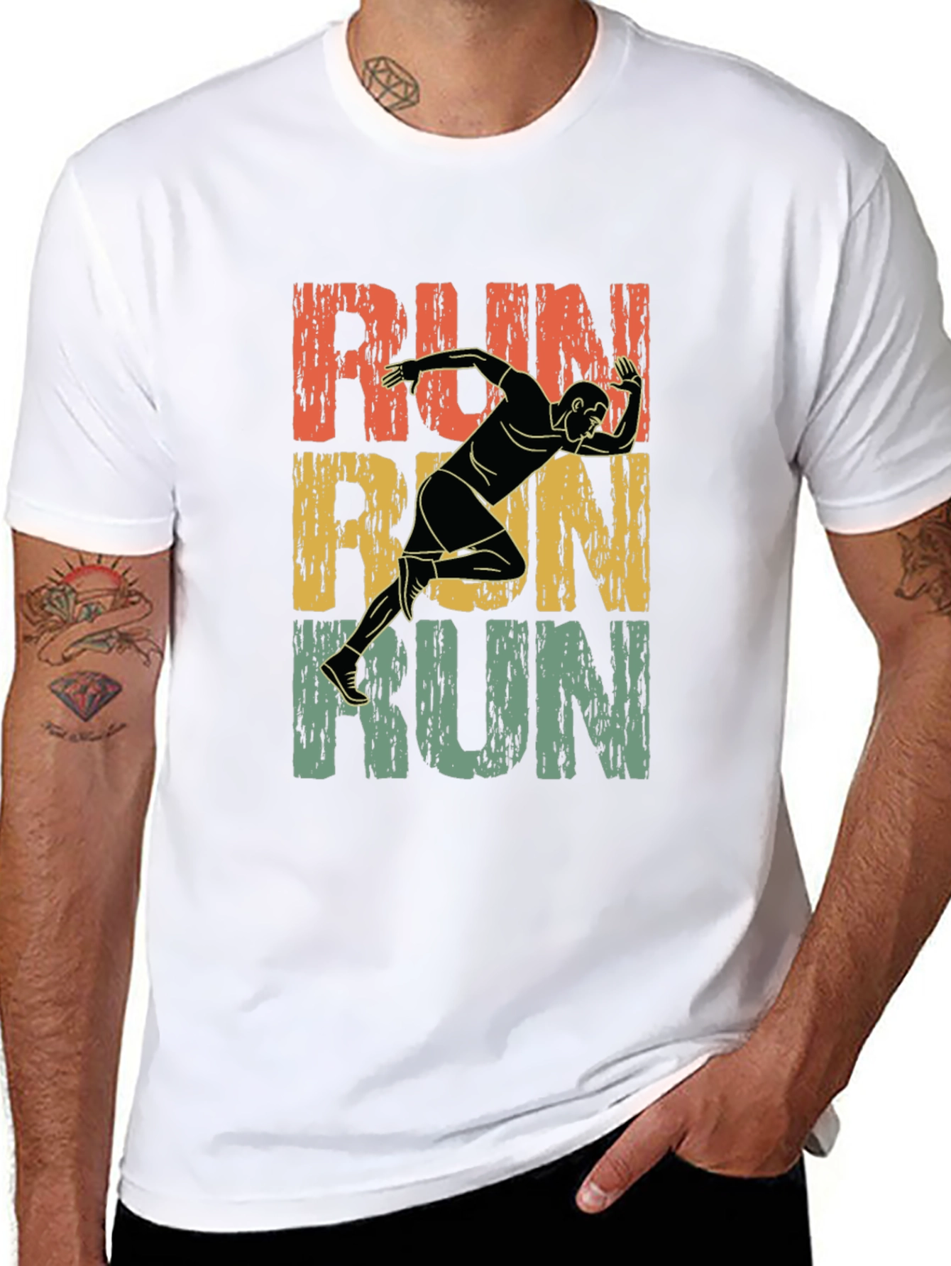 Retro Runner Graphic T-Shirt