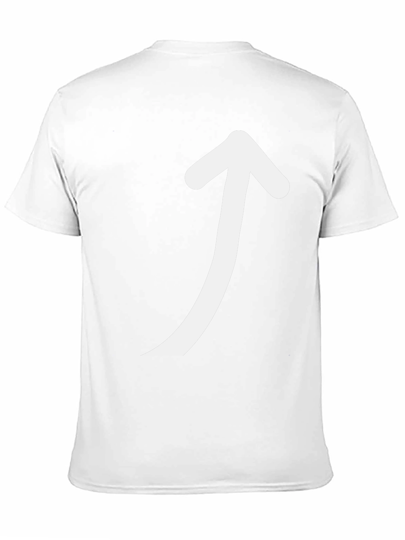 Arrow Up Graphic Black T-Shirt - Directional Style
