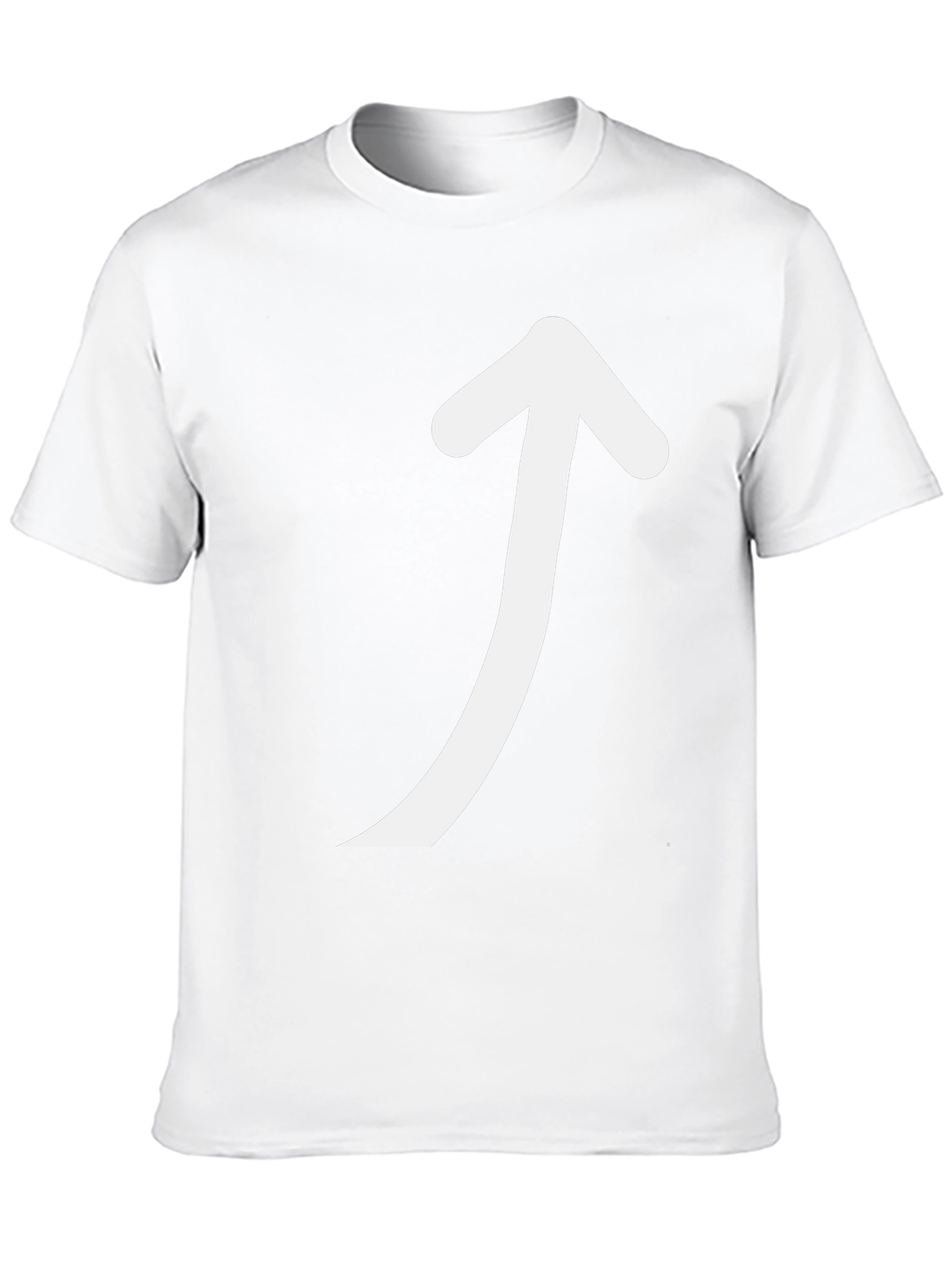 Arrow Up Graphic Black T-Shirt - Directional Style