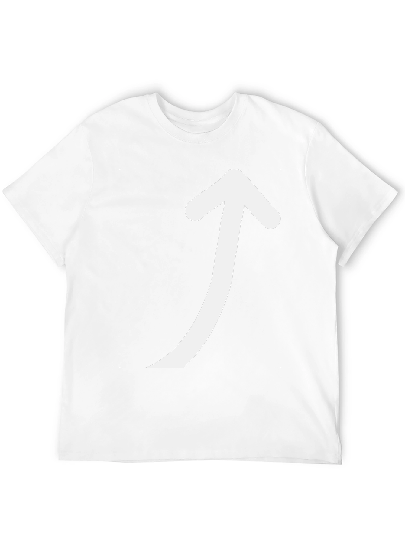 Arrow Up Graphic Black T-Shirt - Directional Style