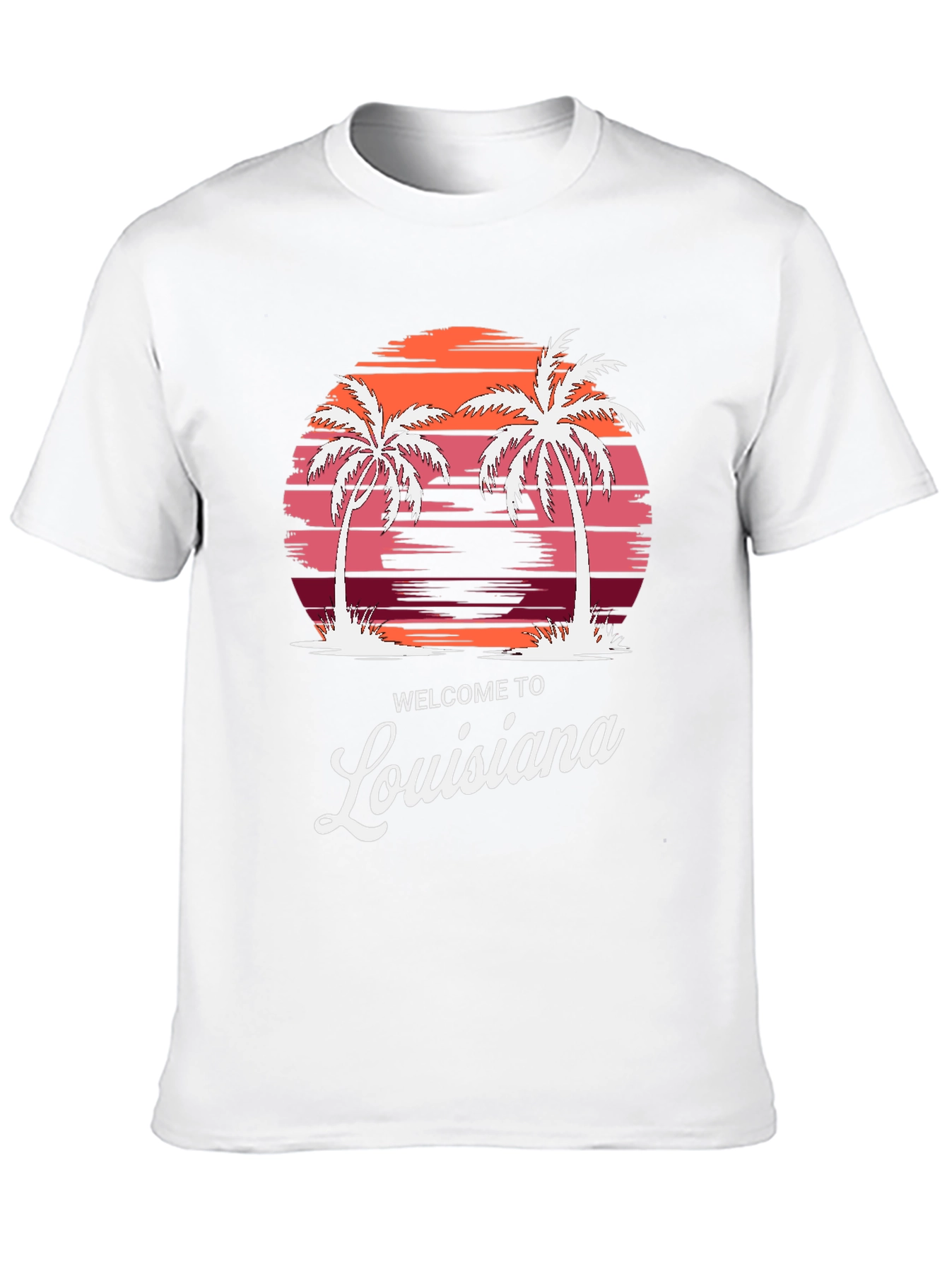 Welcome to Louisiana Palm Tree T-Shirt