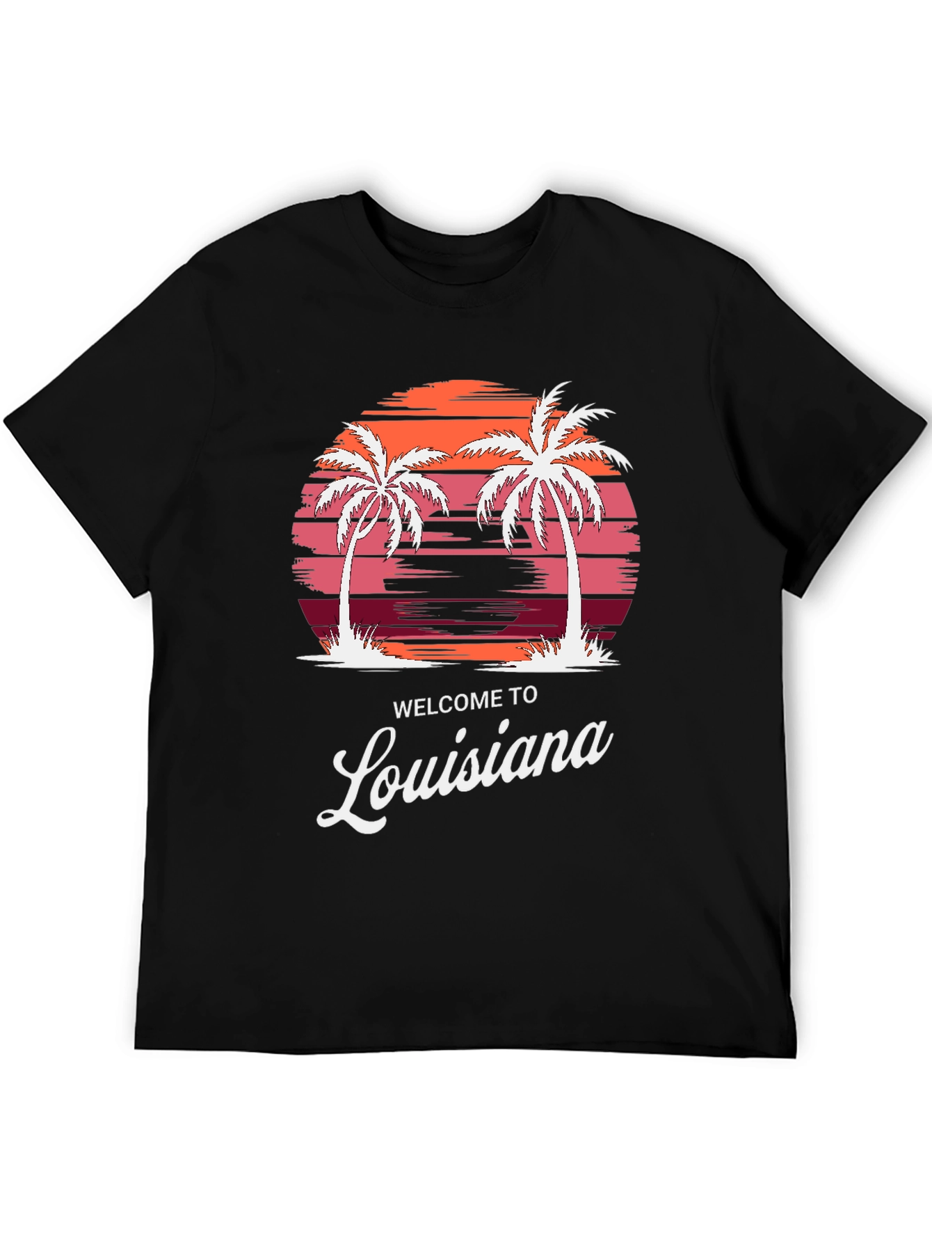 Welcome to Louisiana Palm Tree T-Shirt